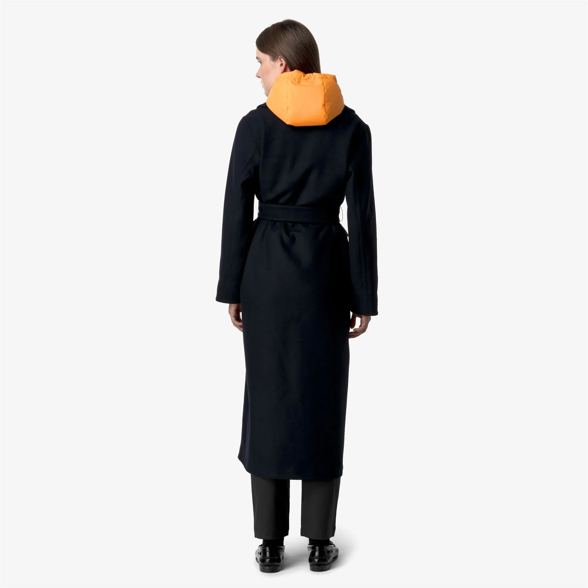 JORANCE WOOLMARK - Jackets - Long - Woman - BLUE DEPTH-ORANGE - Image 7