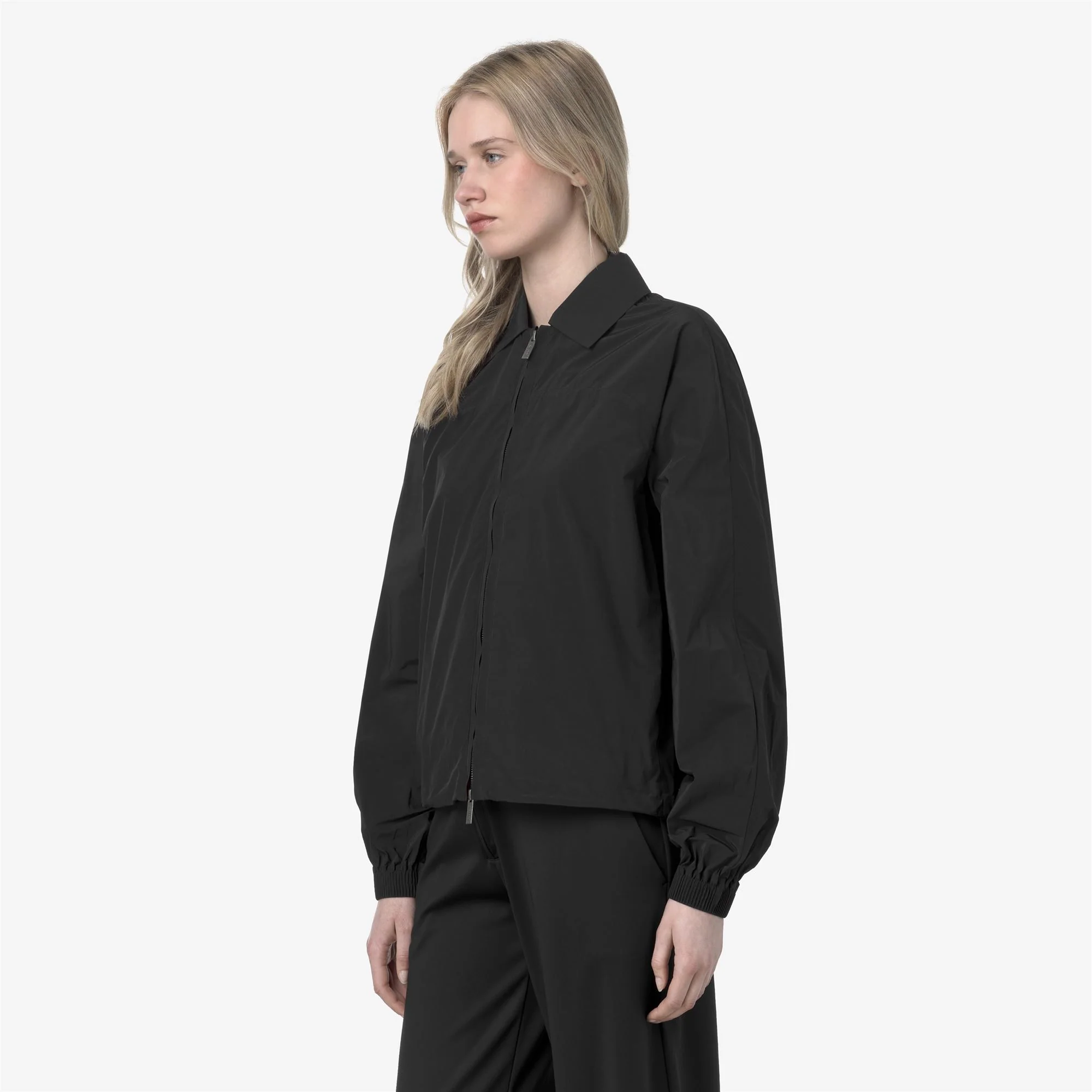 JORDIN PEACH COTTON LIKE - Jackets - Short - Woman - BLACK PURE - Image 4