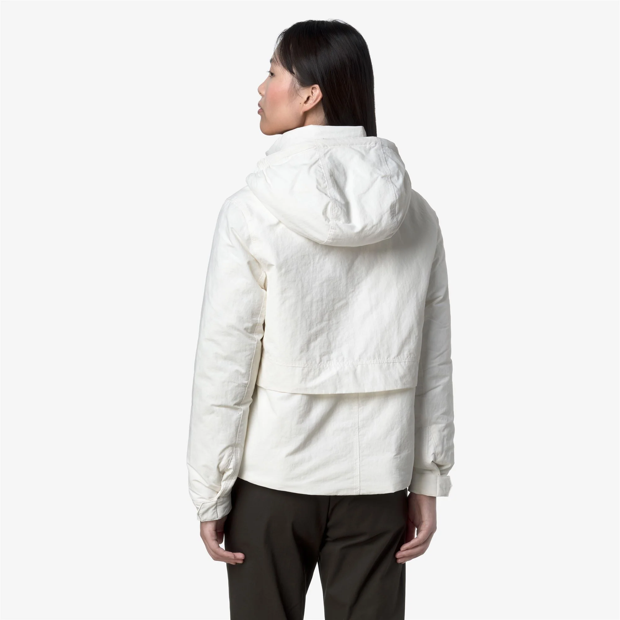 KALI WARM COTTON NYLON - Jackets - Short - Woman - WHITE GARDENIA - Image 6