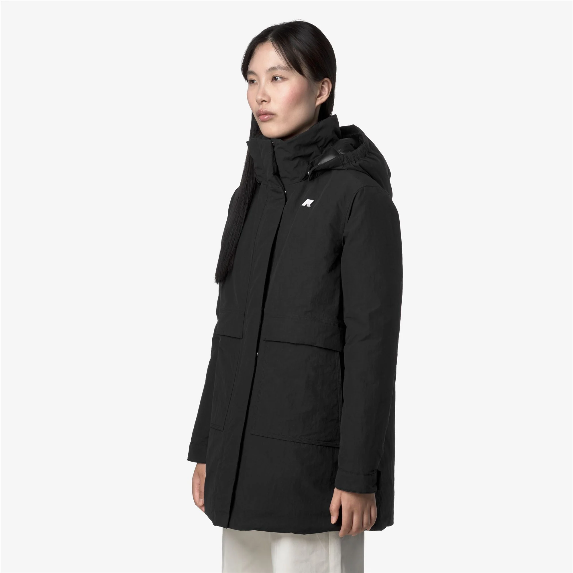 KALIMA WARM COTTON NYLON - Jackets - 3/4 LENGTH - Woman - BLACK PURE - Image 5
