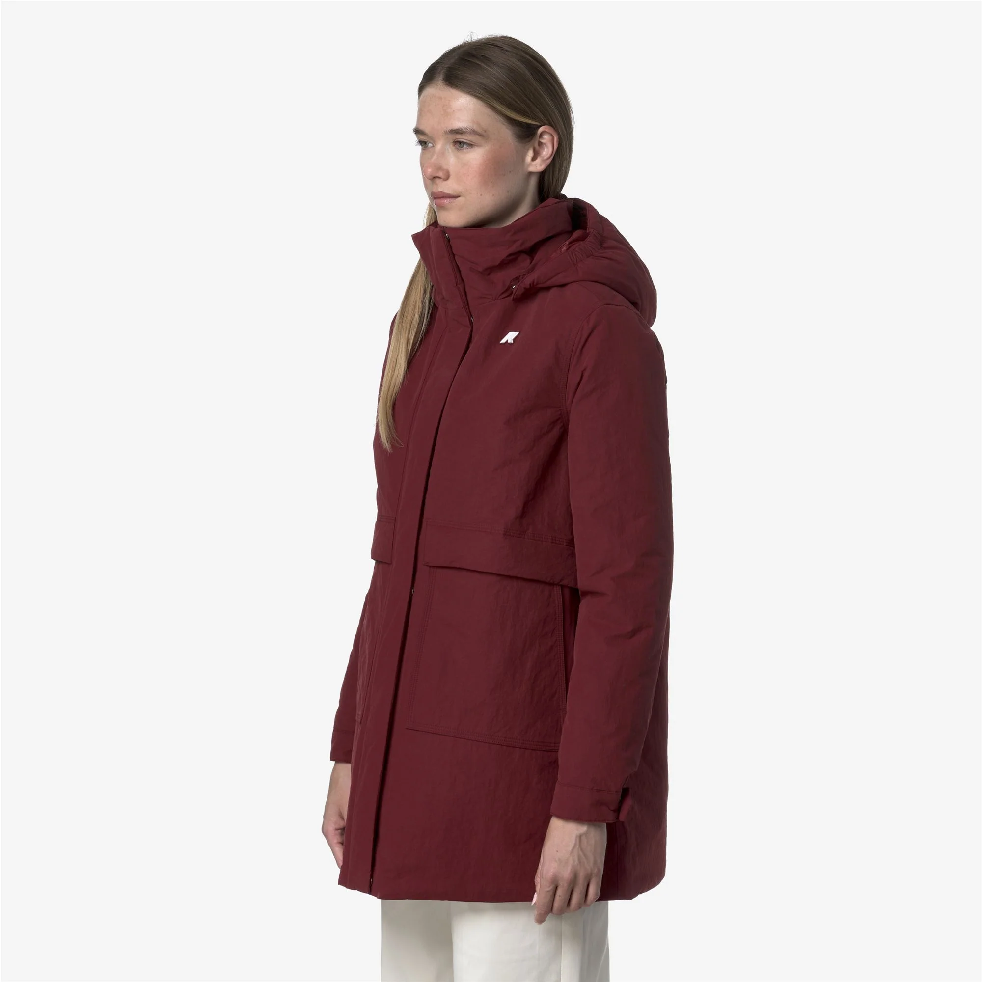 KALIMA WARM COTTON NYLON - Jackets - 3/4 LENGTH - Woman - RED SYRAH - Image 5
