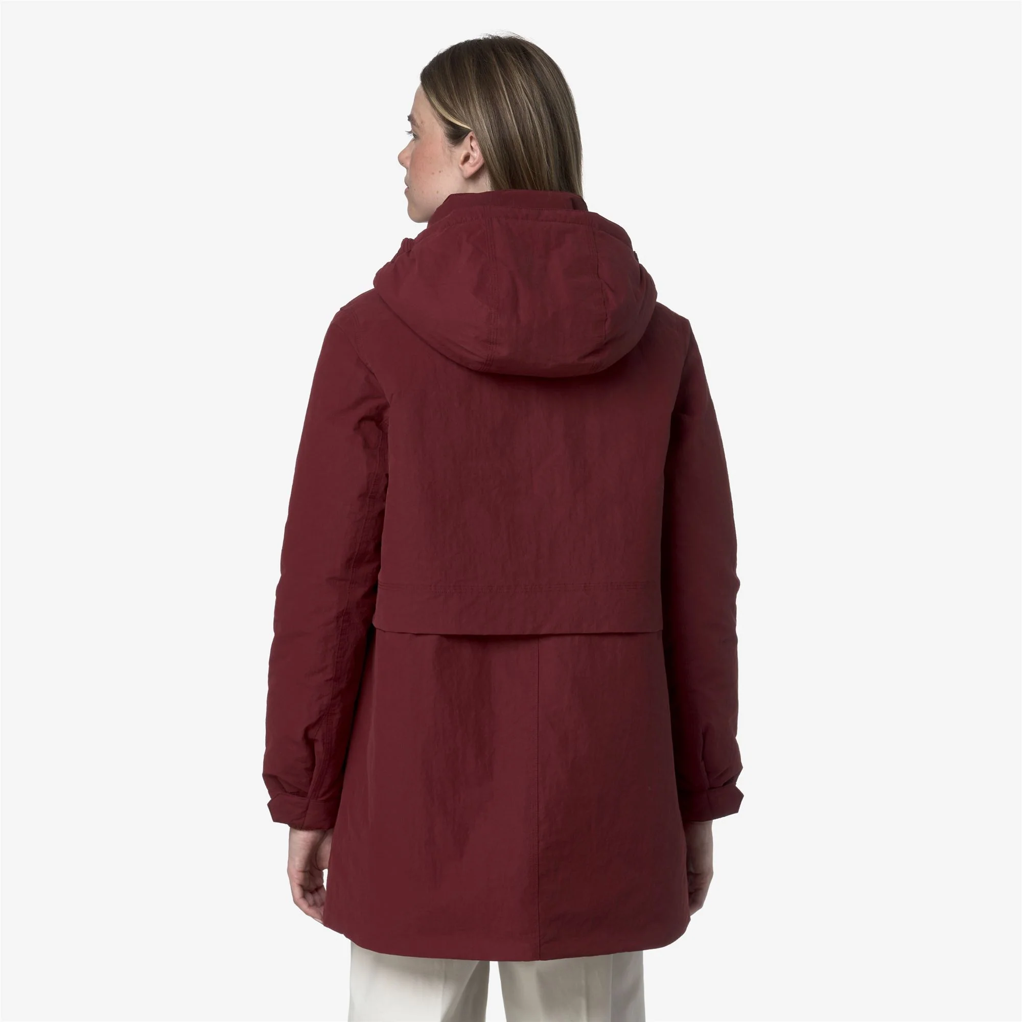 KALIMA WARM COTTON NYLON - Jackets - 3/4 LENGTH - Woman - RED SYRAH - Image 6