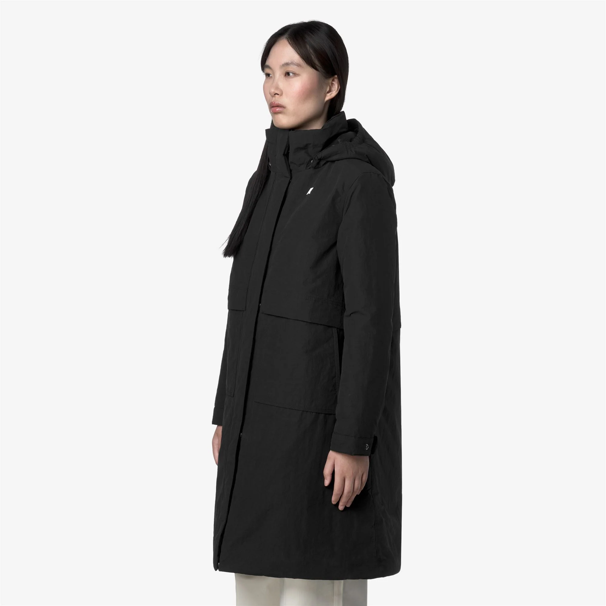 KALISHA WARM COTTON NYLON - Jackets - Long - Woman - BLACK PURE - Image 5