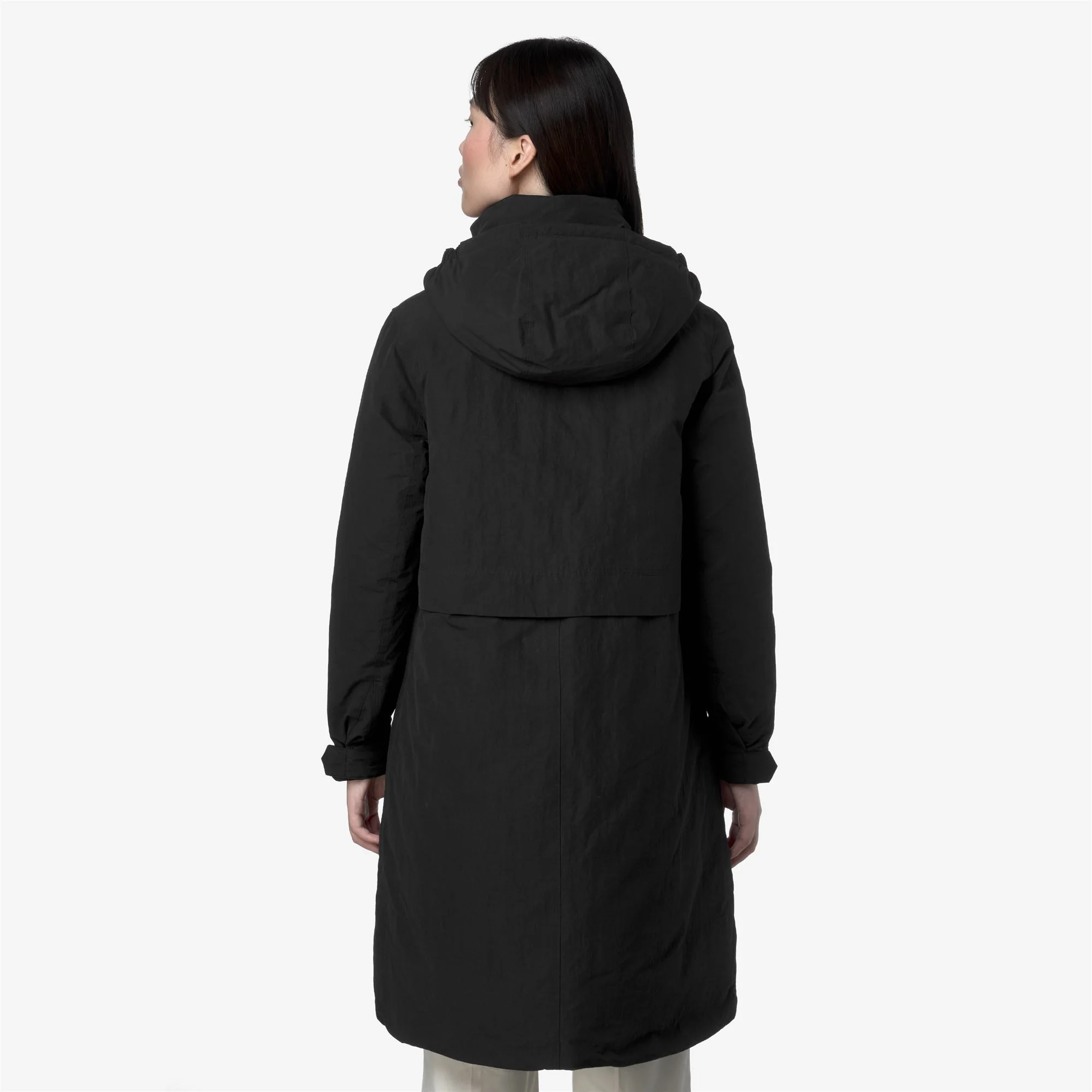 KALISHA WARM COTTON NYLON - Jackets - Long - Woman - BLACK PURE - Image 6