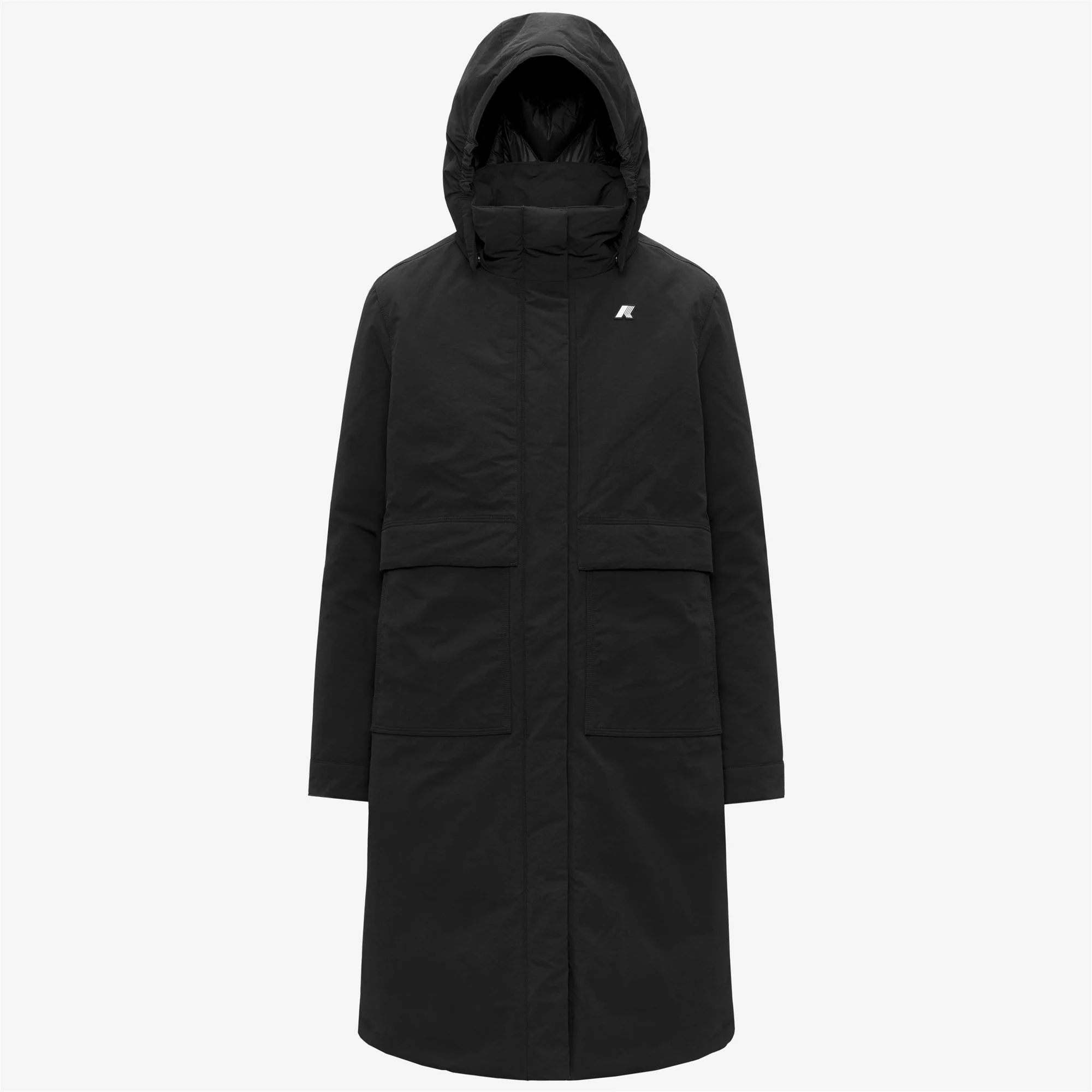 KALISHA WARM COTTON NYLON - Jackets - Long - Woman - BLACK PURE - Image 7
