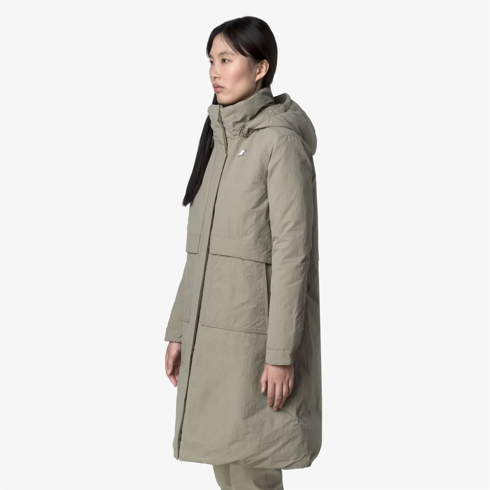 KALISHA WARM COTTON NYLON - Jackets - Long - Woman - GREEN OAK - Image 5