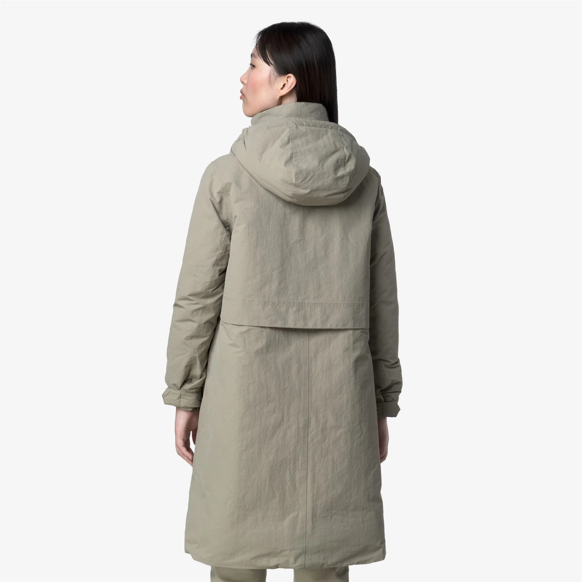 KALISHA WARM COTTON NYLON - Jackets - Long - Woman - GREEN OAK - Image 6