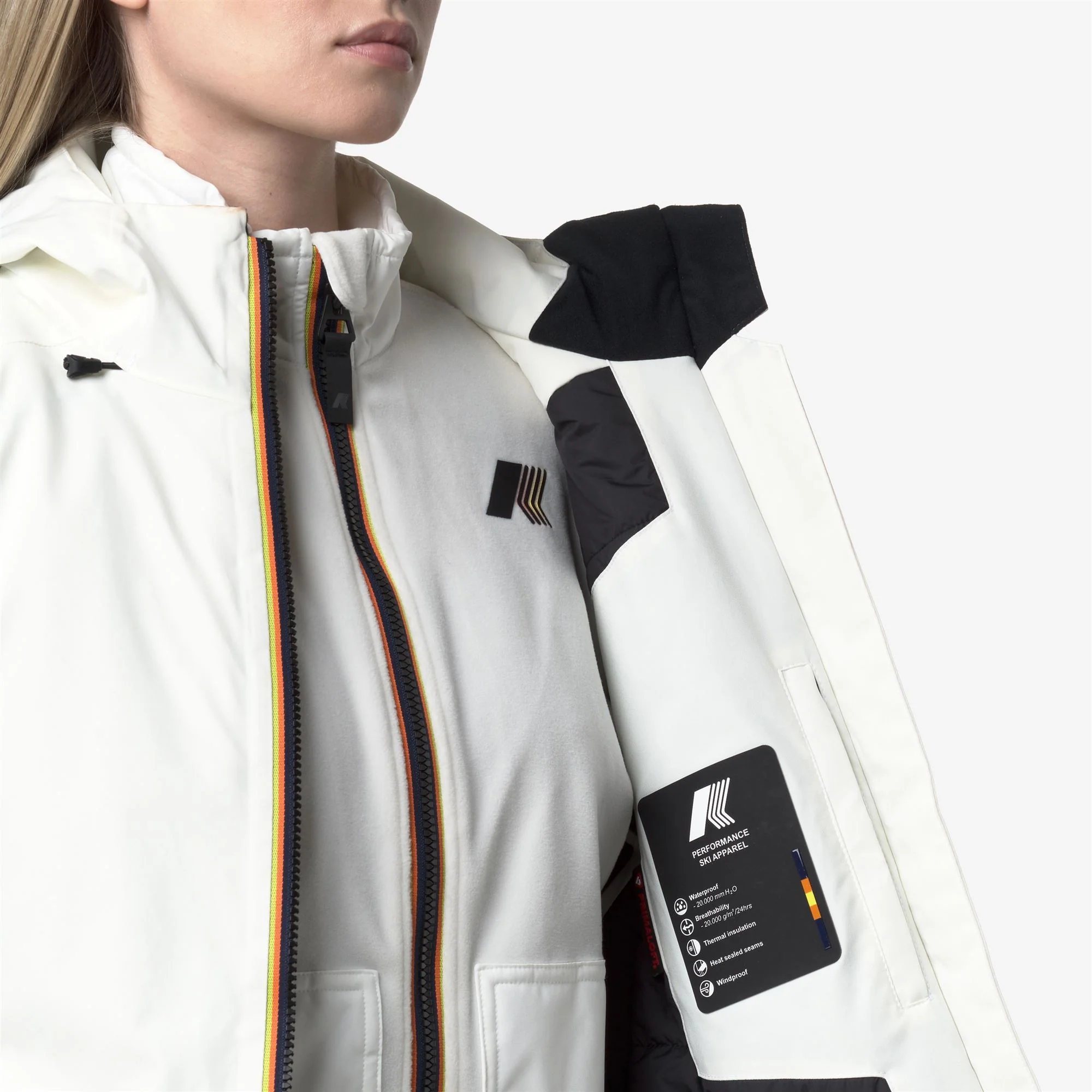 LABRESSE 2L TWILL - Jackets - Mid - Woman - WHITE GARDENIA - Image 3