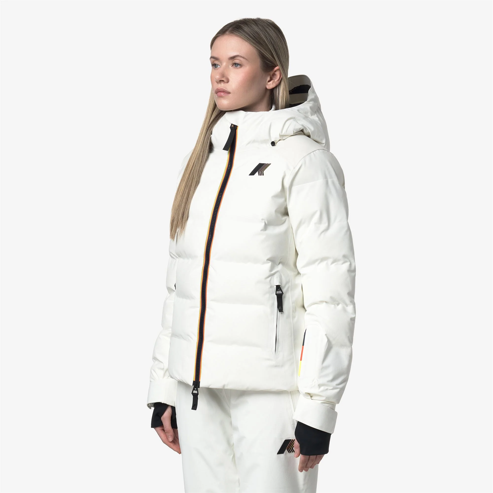 LATUEDA HQUILTED - Jackets - Mid - Woman - WHITE GARDENIA - Image 6
