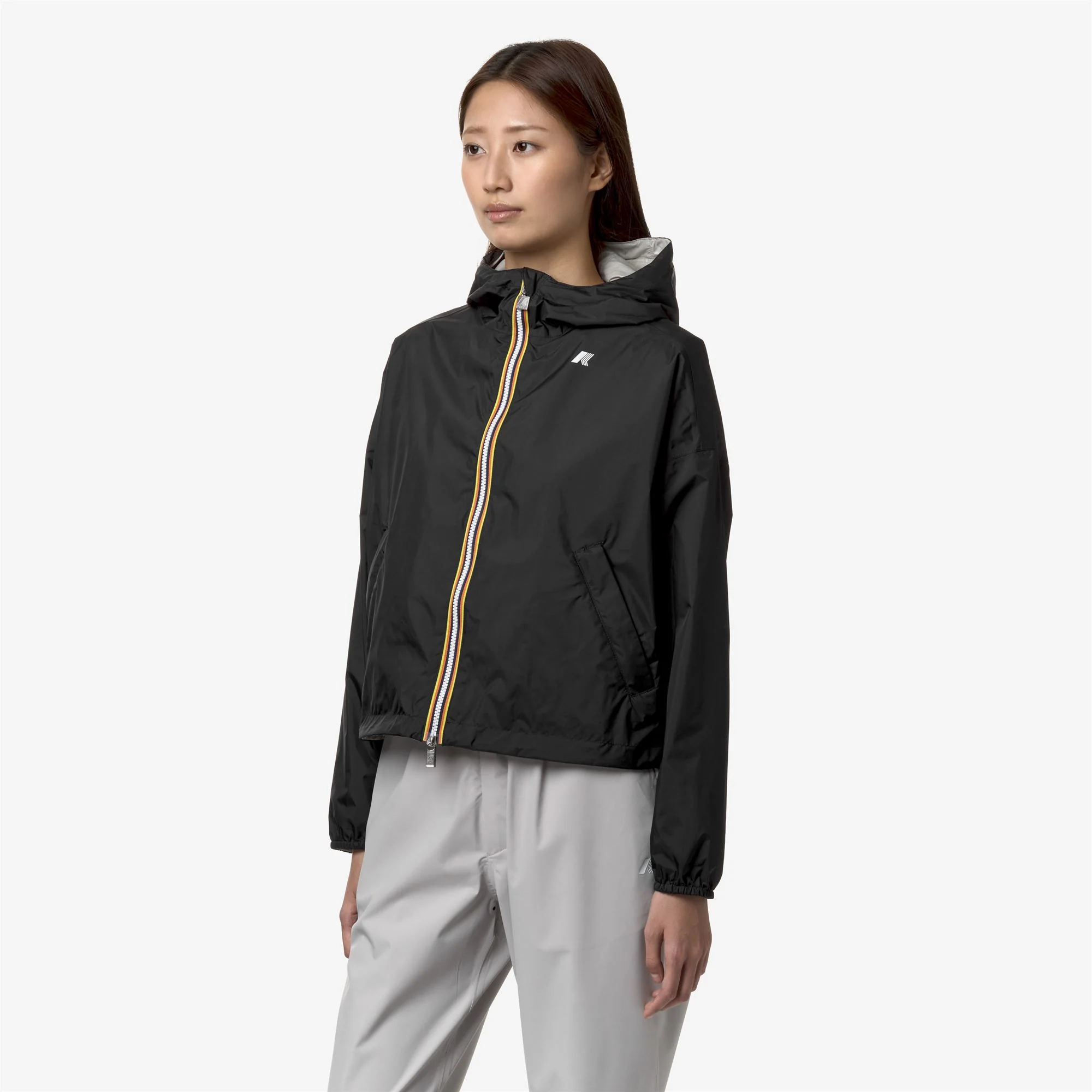 LAURETTE PLUS.2 REVERSIBLE - Jackets - Short - Woman - BLACK P-BEIGE LT - Image 5