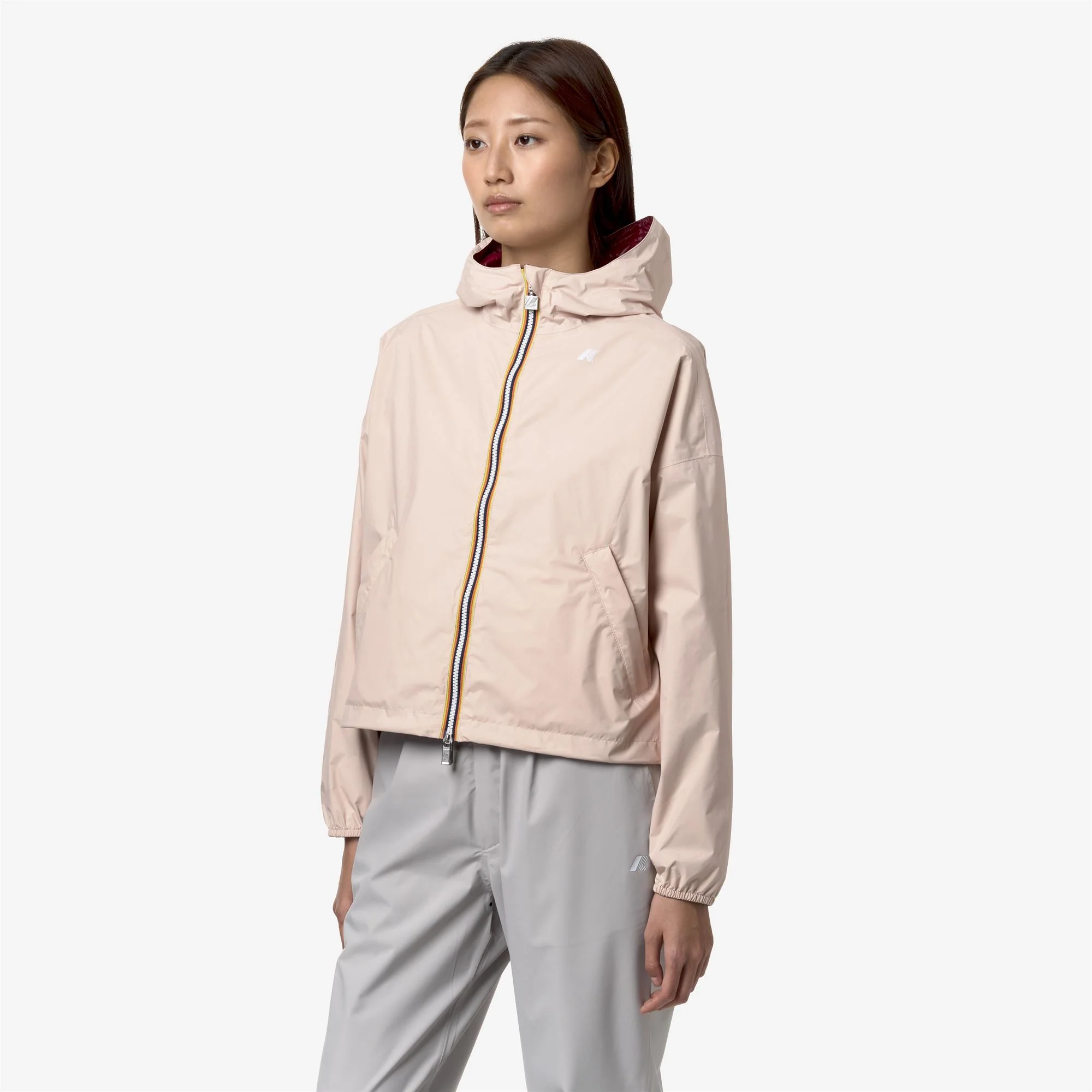 LAURETTE PLUS.2 REVERSIBLE - Jackets - Short - Woman - PINK GARDENIA-RED DK - Image 5