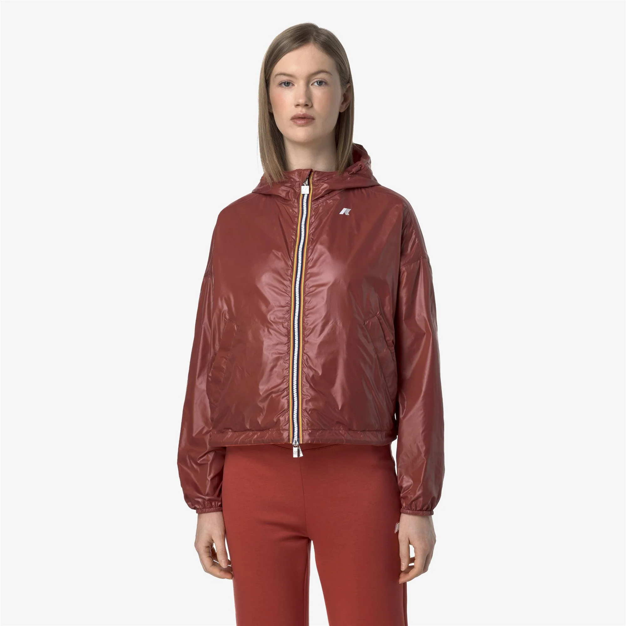 LAURETTE PLUS.2 REVERSIBLE - Jackets - Short - Woman - RED JASPER-RED BROWNISH - Image 3