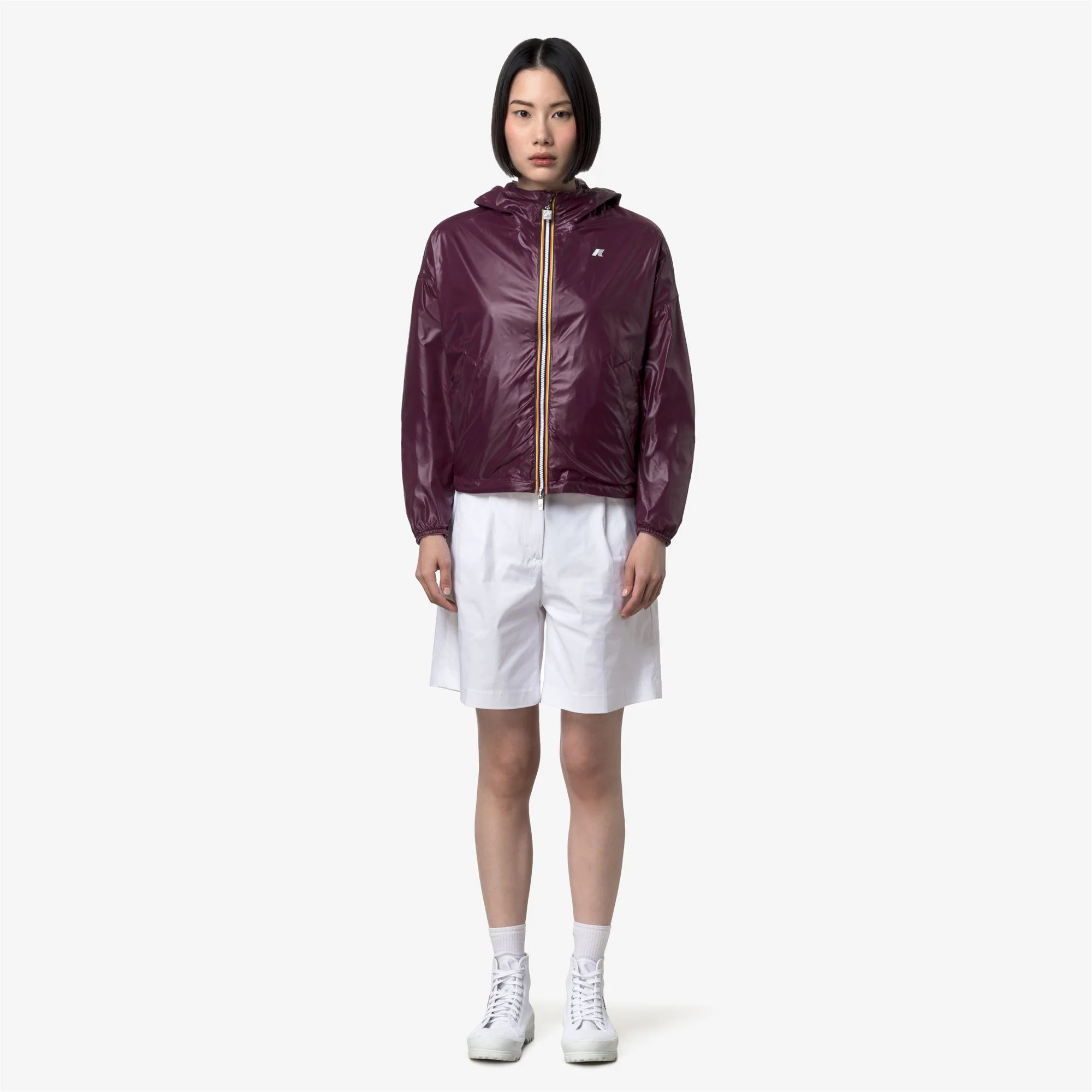 LAURETTE PLUS.2 REVERSIBLE - Jackets - Short - Woman - VIOLET GLICINE-VIOLET MAUVE WINE - Image 3
