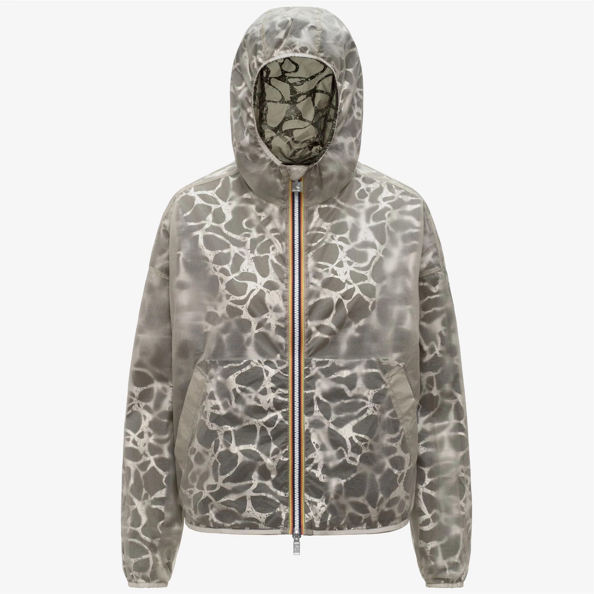 LAURETTE SUPER LIGHT LAMI REVERSIBLE - Jackets - Short - Woman - GREEN LICHEN-BEIGE LT - Image 2