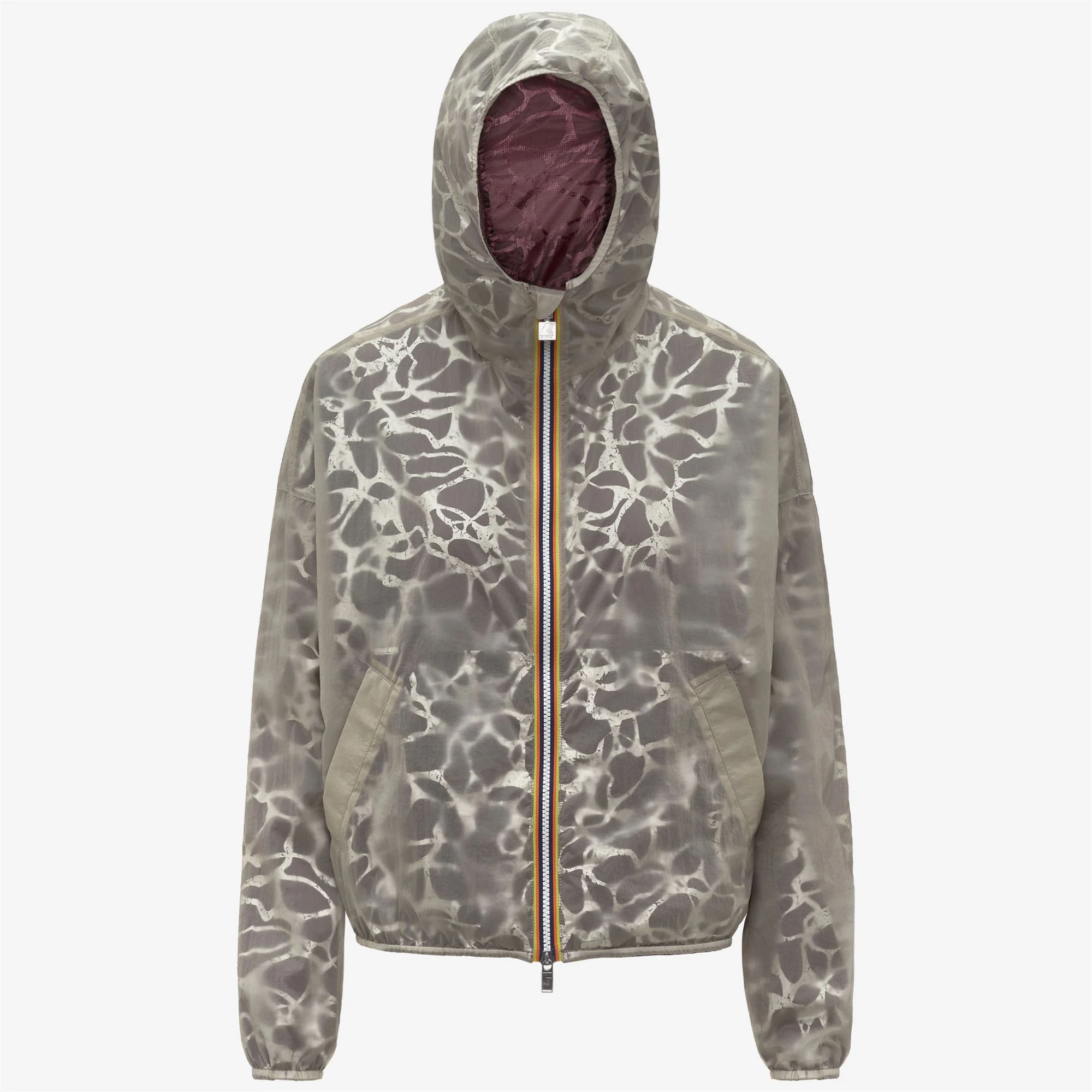 LAURETTE SUPER LIGHT LAMI REVERSIBLE - Jackets - Short - Woman - VIOLET-BEIGE LAMINATED - Image 2