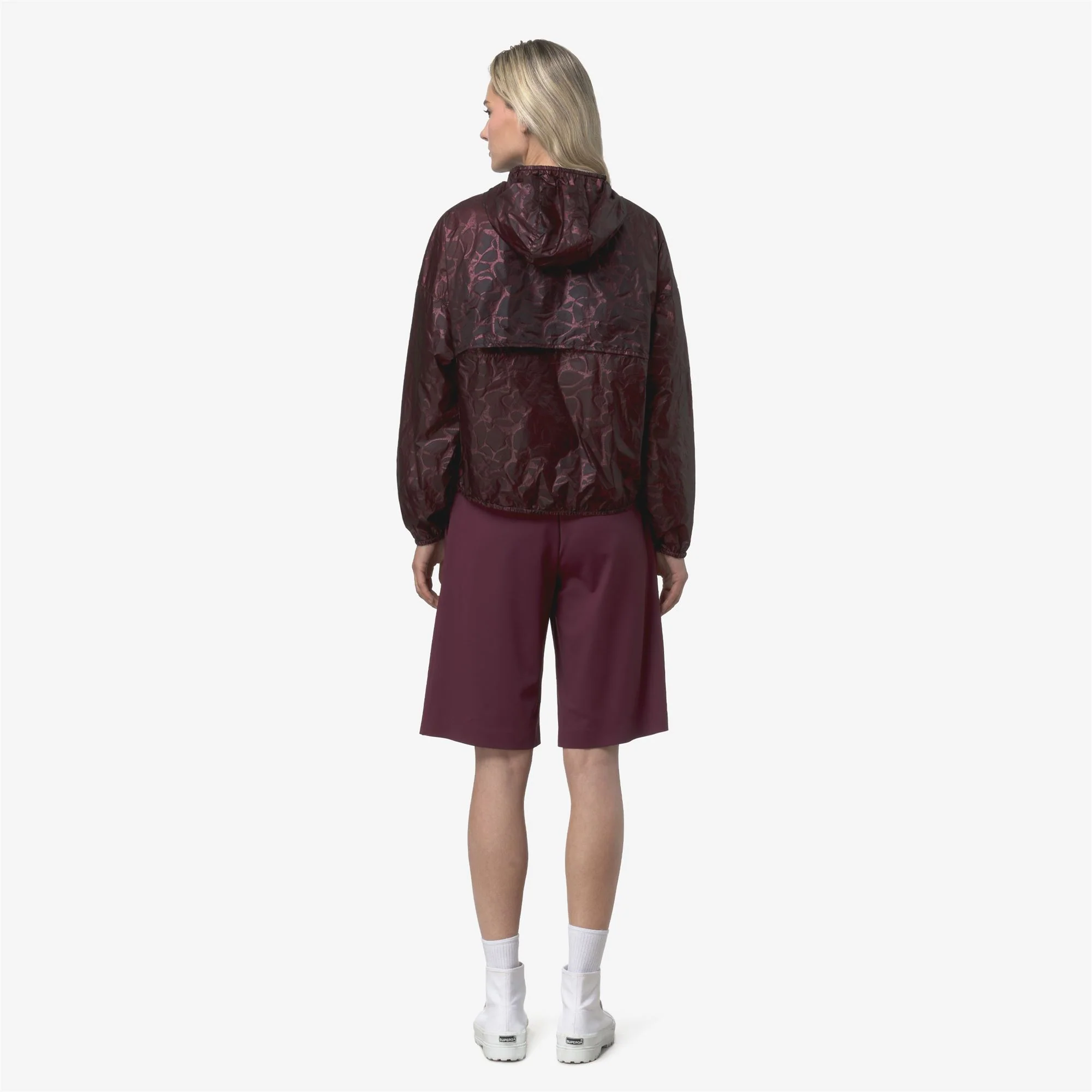 LAURETTE SUPER LIGHT LAMI REVERSIBLE - Jackets - Short - Woman - VIOLET-BEIGE LAMINATED - Image 6