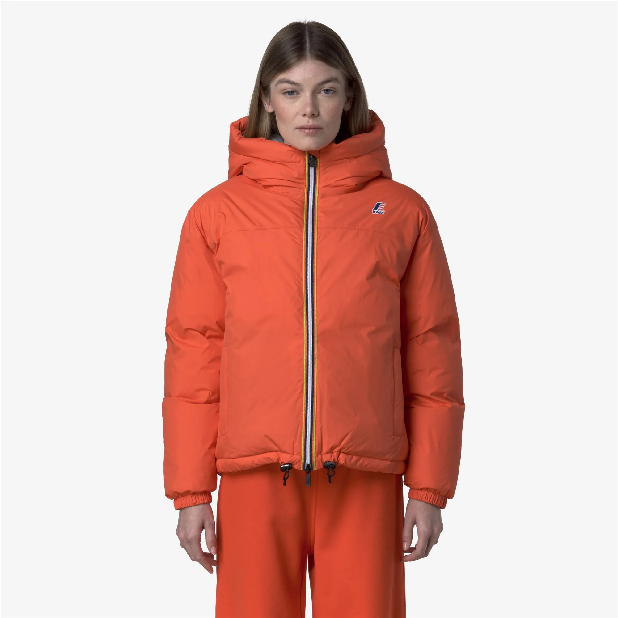 LE VRAI 4.0 ALBINE HEAVY WARM - Jackets - Short - Woman - ORANGE FIESTA - Image 3