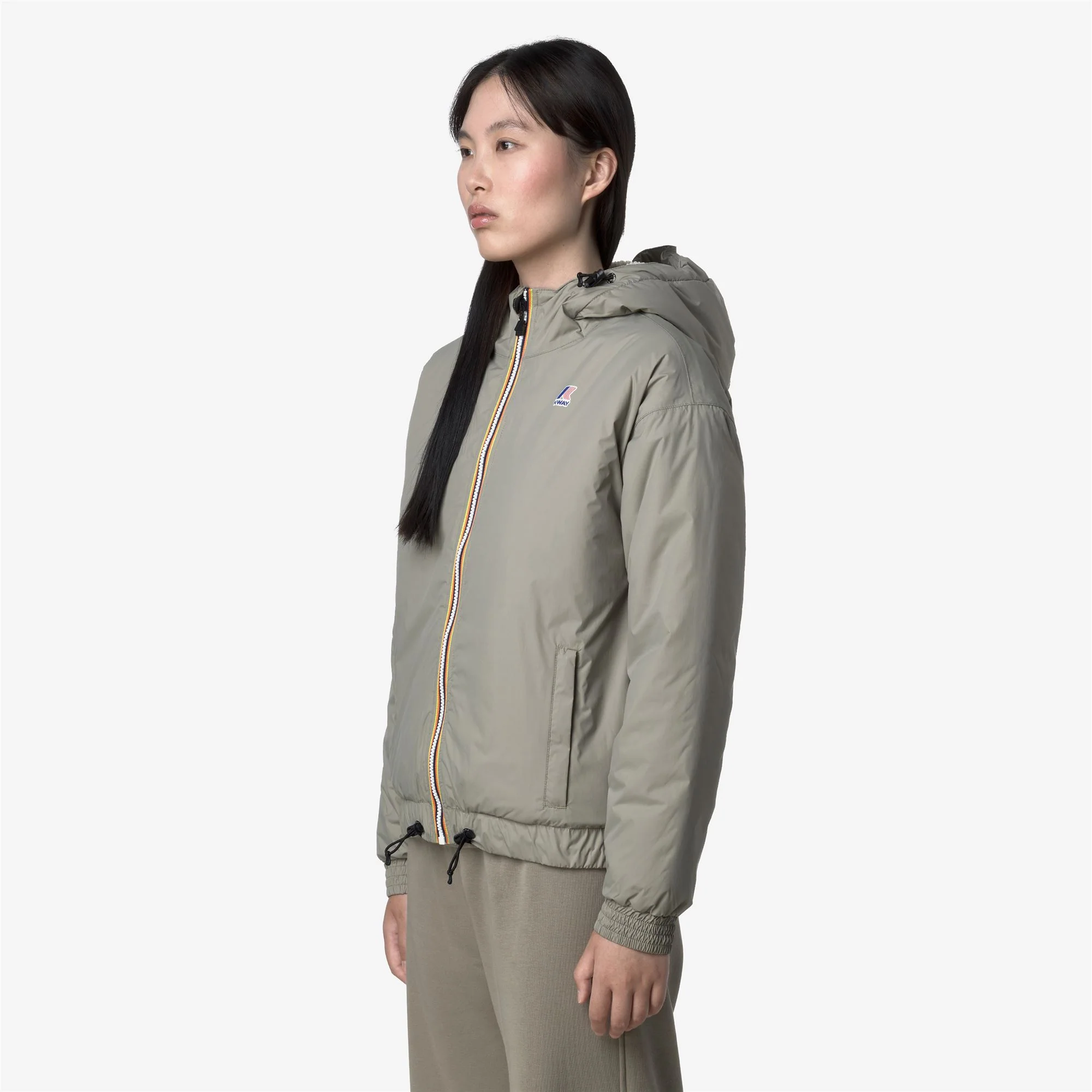 LE VRAI 4.0 ALBINE ORSETTO - Jackets - Short - Woman - GREEN OAK - Image 4