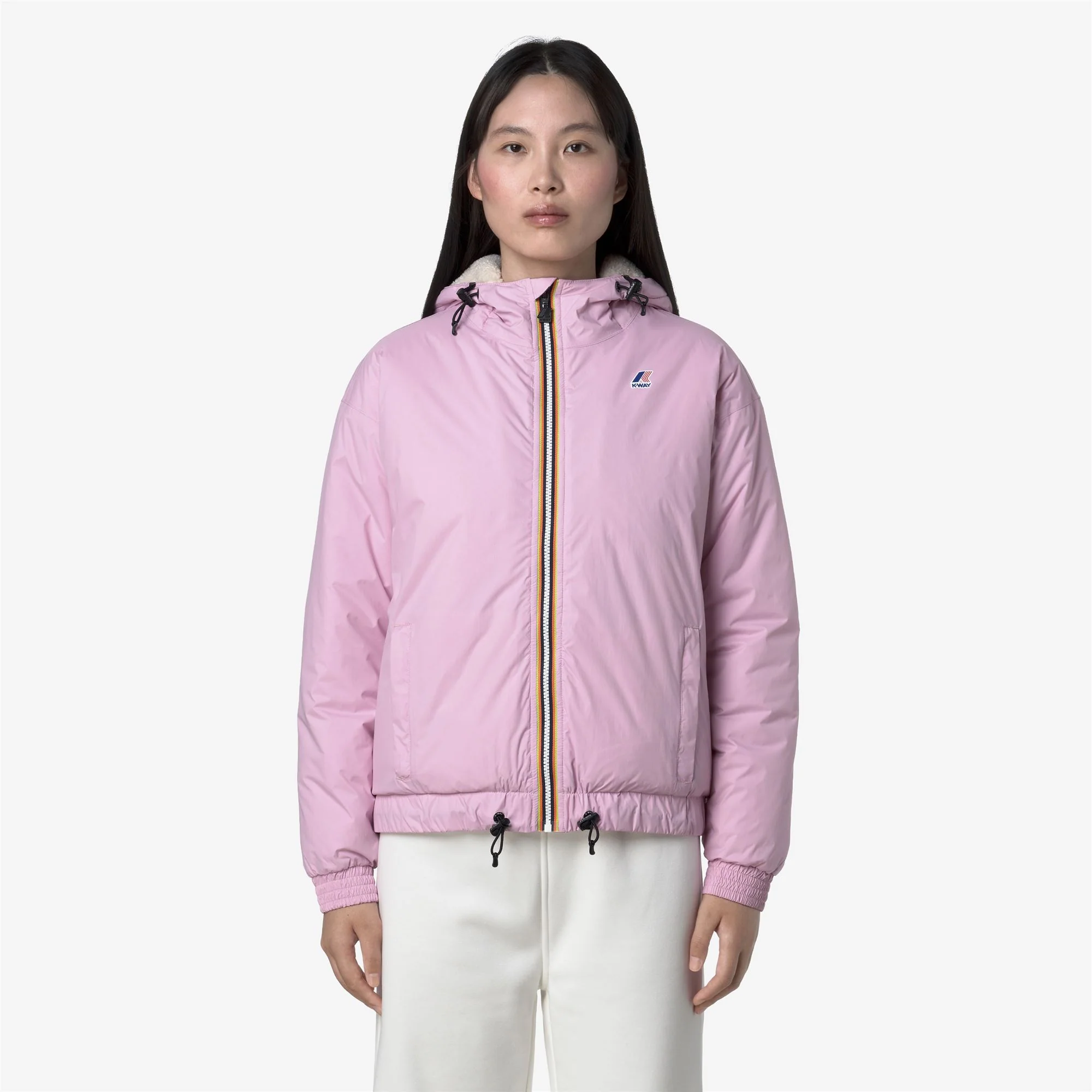LE VRAI 4.0 ALBINE ORSETTO - Jackets - Short - Woman - PINK LAVENDER - Image 3