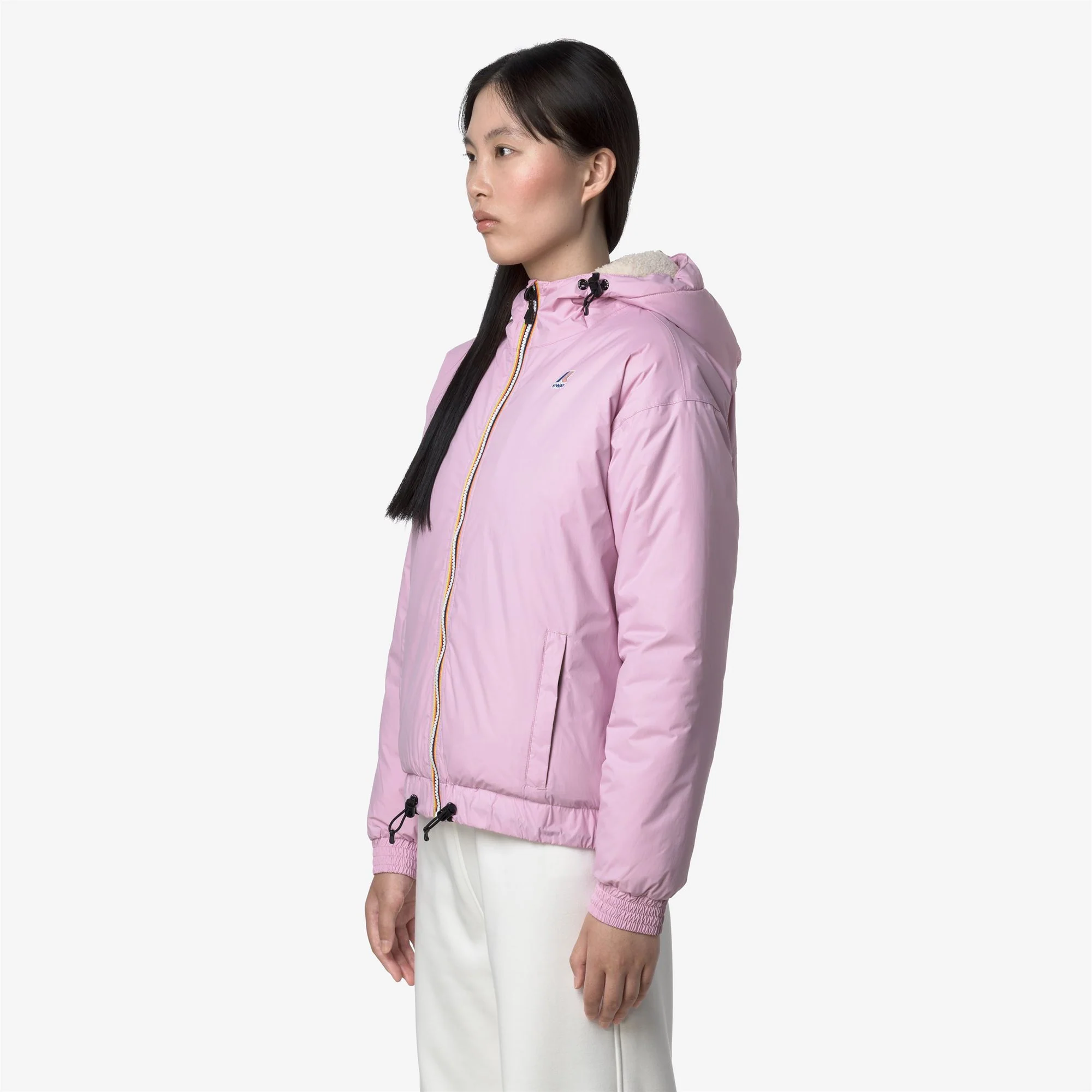 LE VRAI 4.0 ALBINE ORSETTO - Jackets - Short - Woman - PINK LAVENDER - Image 4