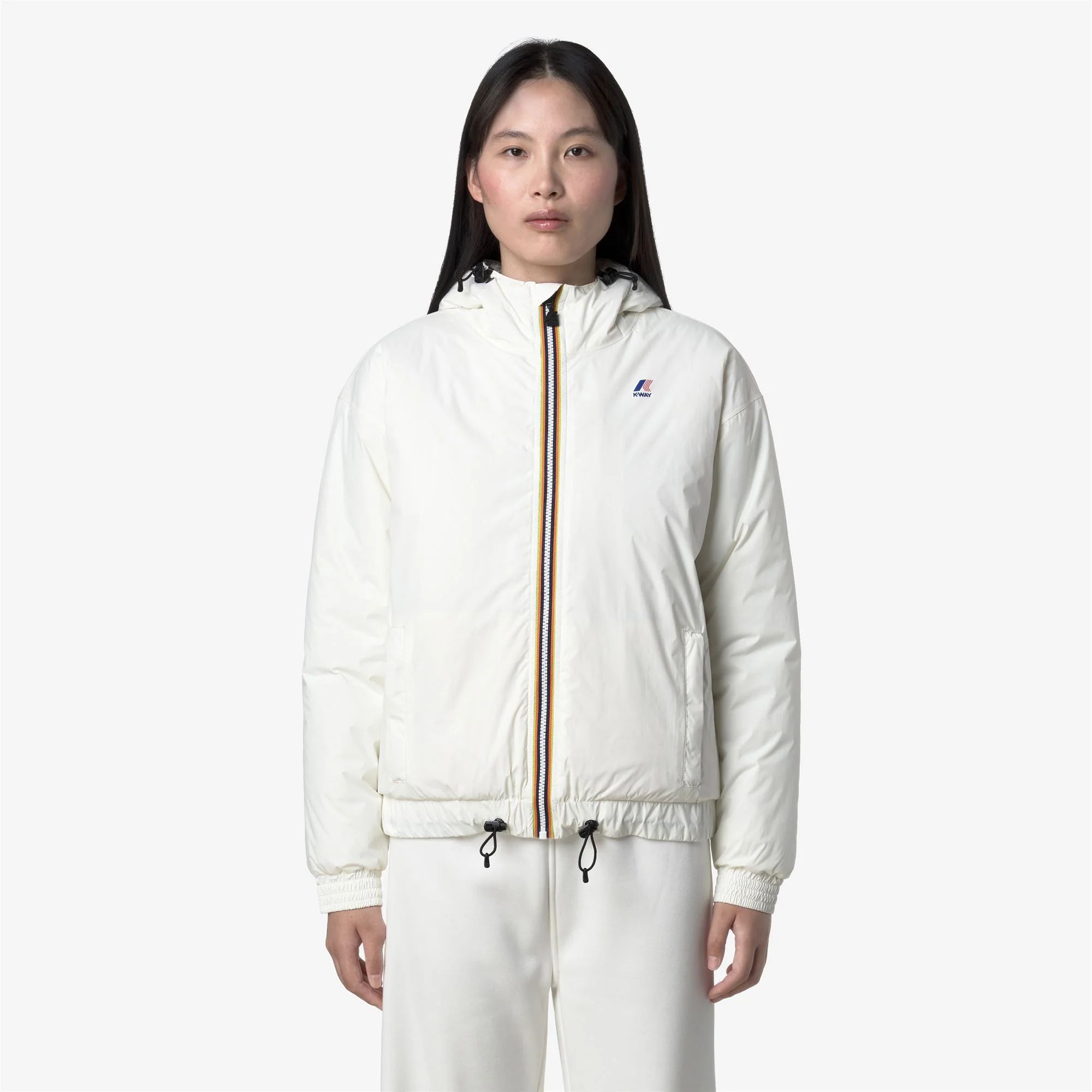 LE VRAI 4.0 ALBINE ORSETTO - Jackets - Short - Woman - WHITE GARDENIA - Image 3