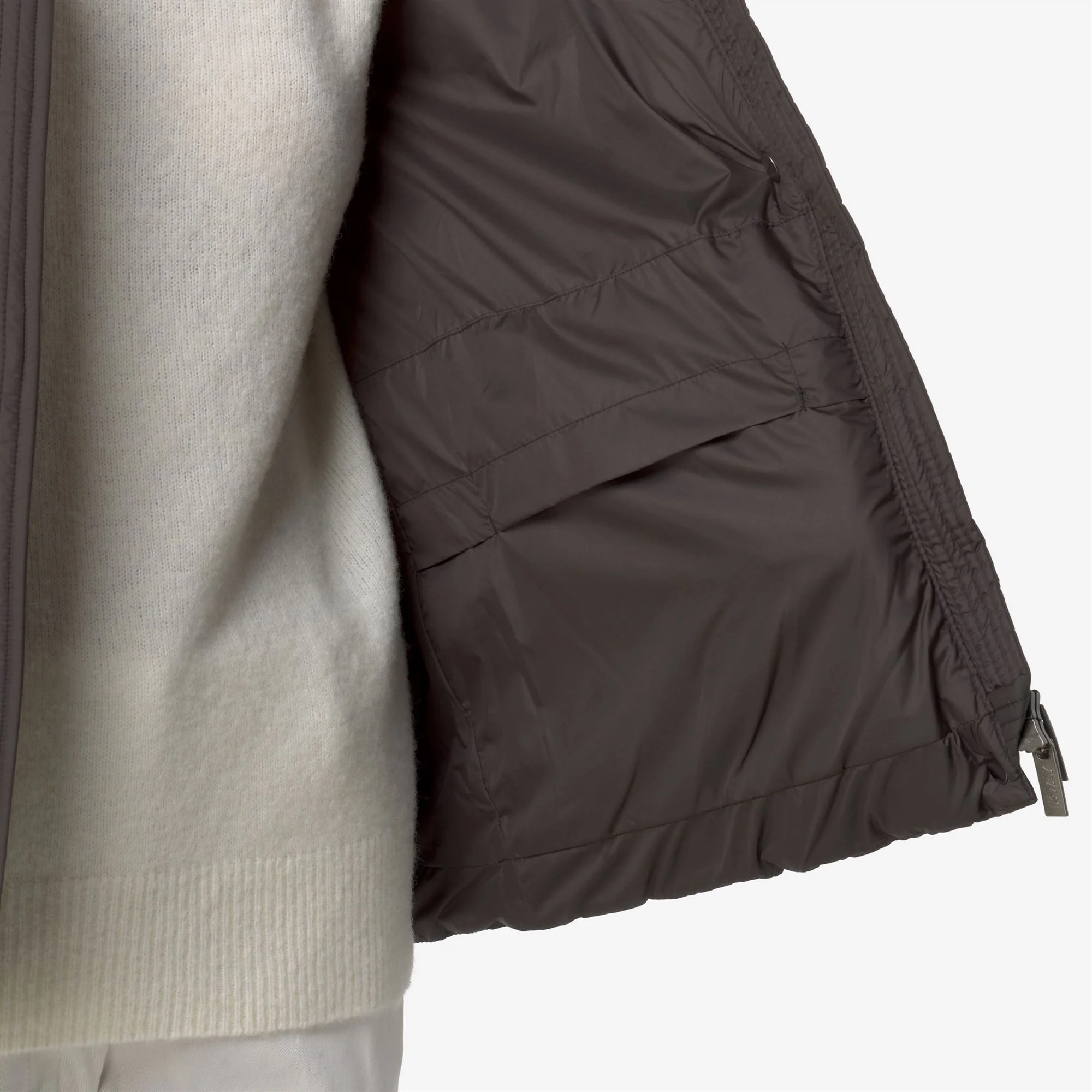 LETHILLE THERMO MICROFIBER - Jackets - Short - Woman - BLACK OLIVE COMBO - Image 2