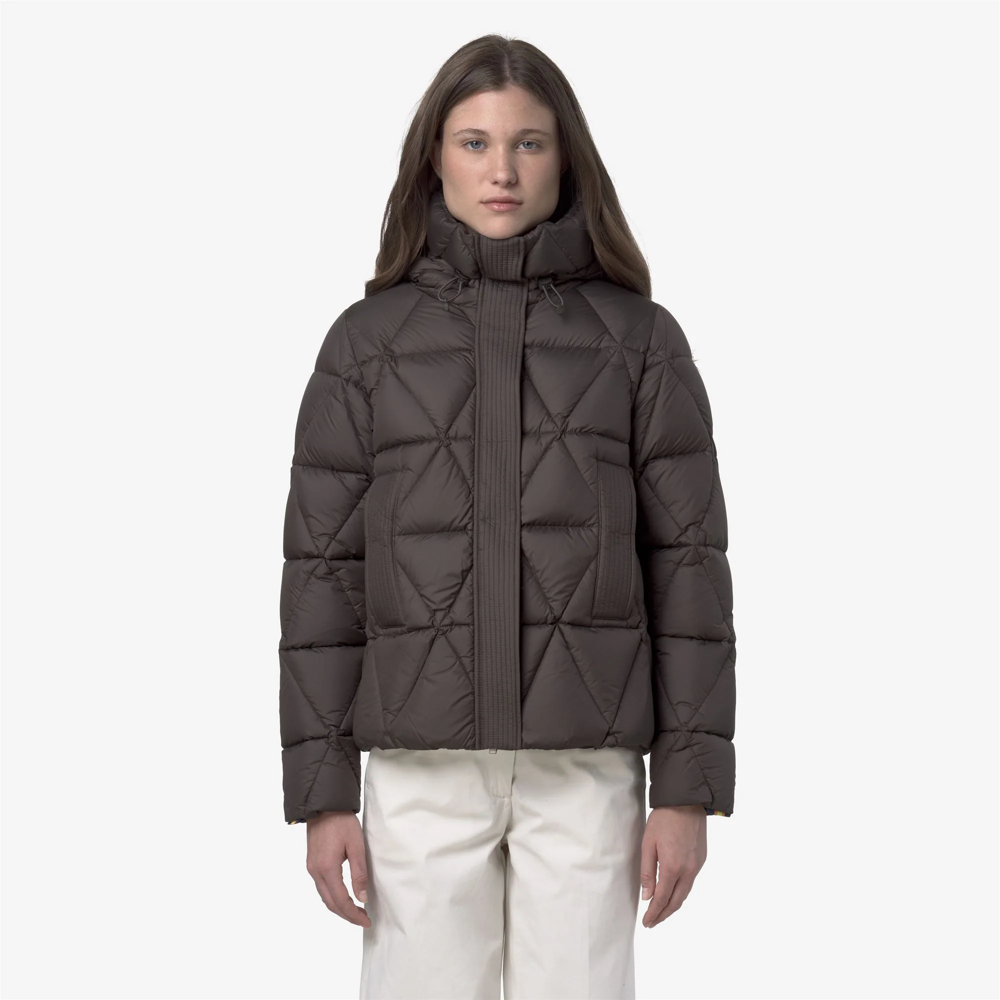LETHILLE THERMO MICROFIBER - Jackets - Short - Woman - BLACK OLIVE COMBO - Image 3