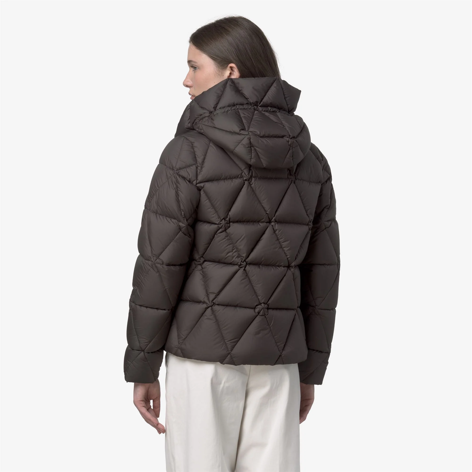 LETHILLE THERMO MICROFIBER - Jackets - Short - Woman - BLACK OLIVE COMBO - Image 5