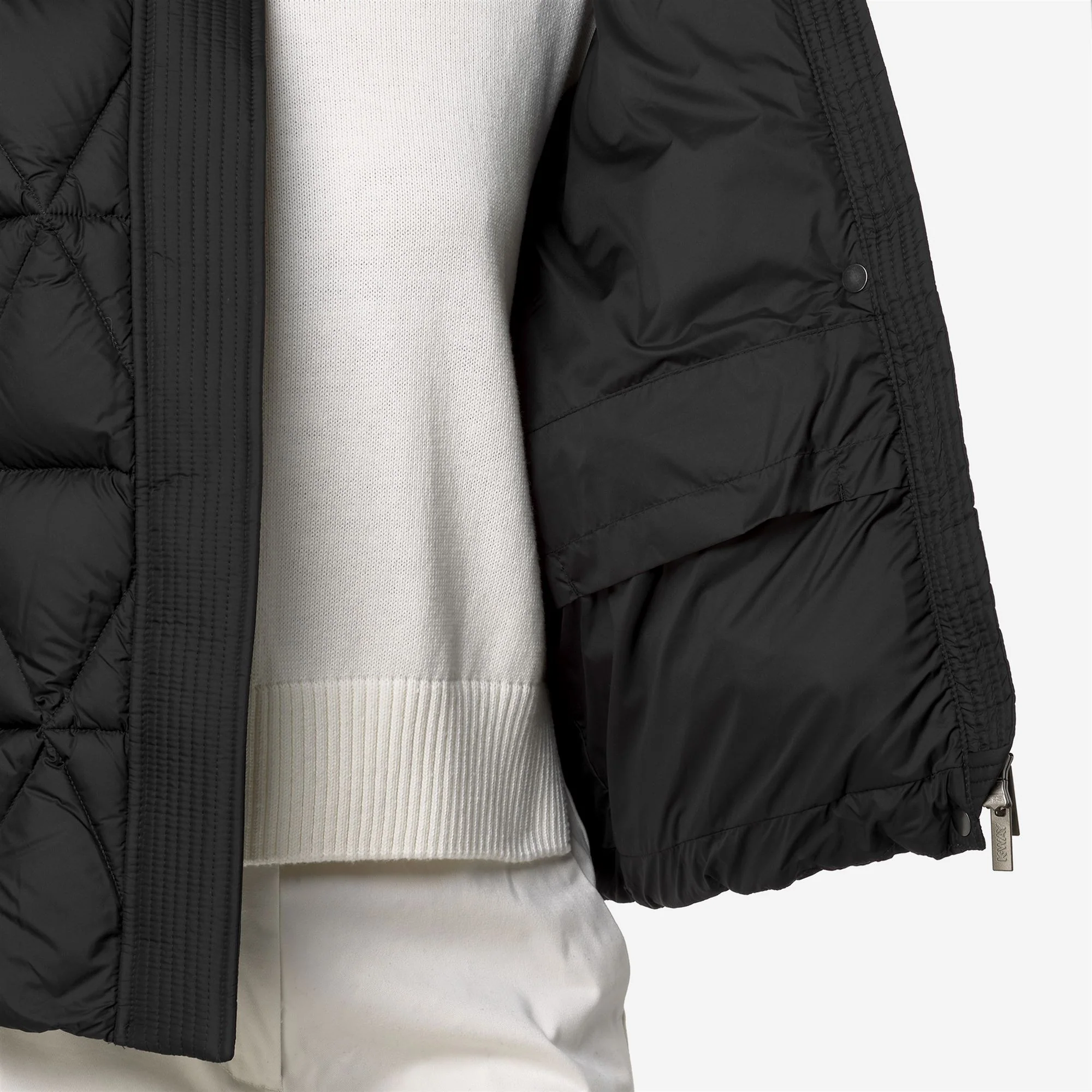 LETHILLE THERMO MICROFIBER - Jackets - Short - Woman - BLACK PURE-BLACK PURE - Image 2