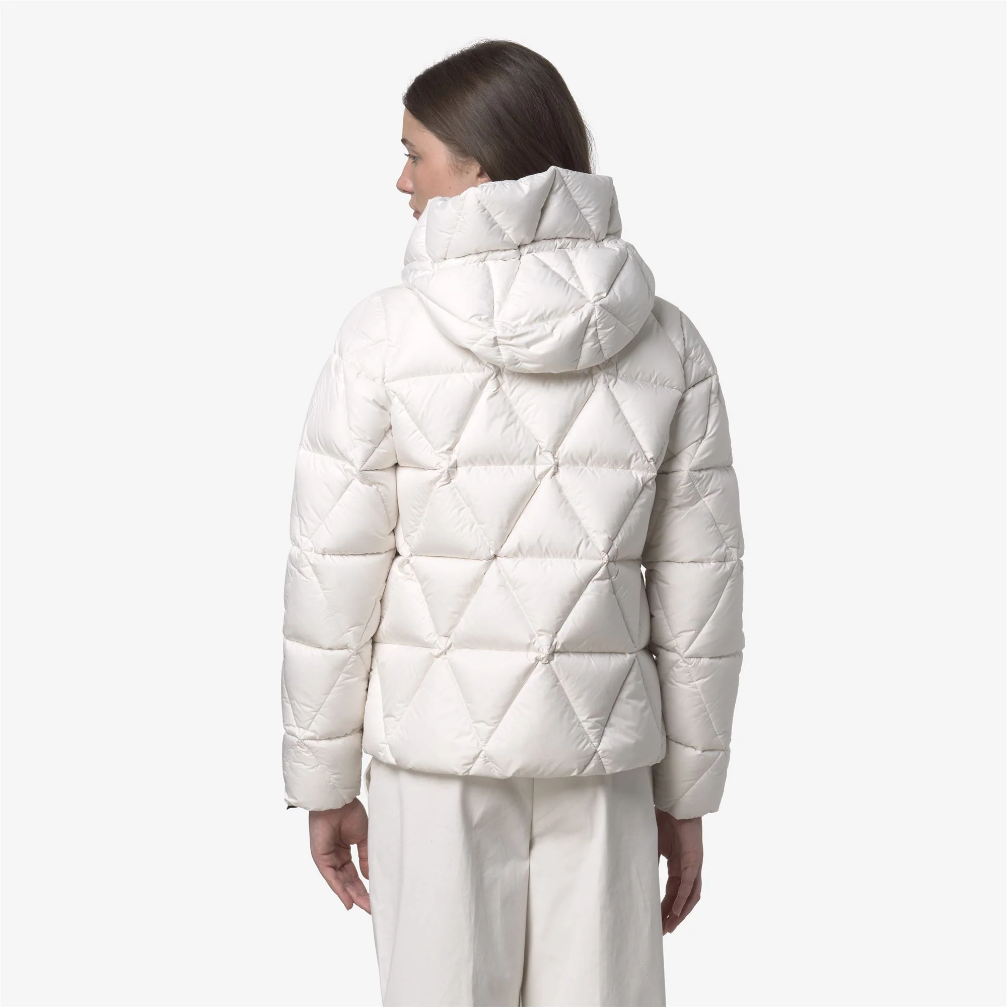 LETHILLE THERMO MICROFIBER - Jackets - Short - Woman - WHITE GARDENIA COMBO - Image 5