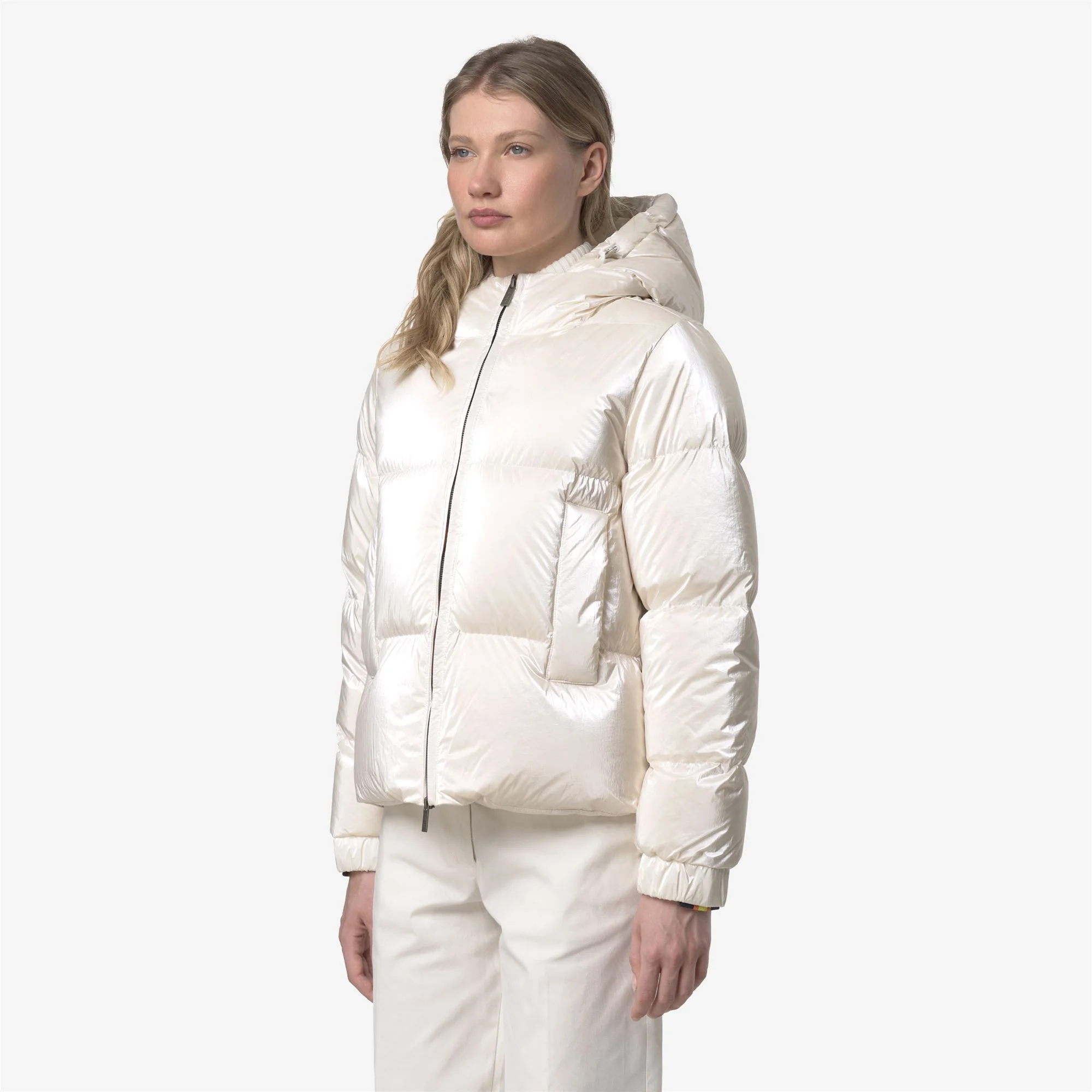 LETHILLE THERMO PEARLY - Jackets - Short - Woman - WHITE GARDENIA COMBO - Image 4