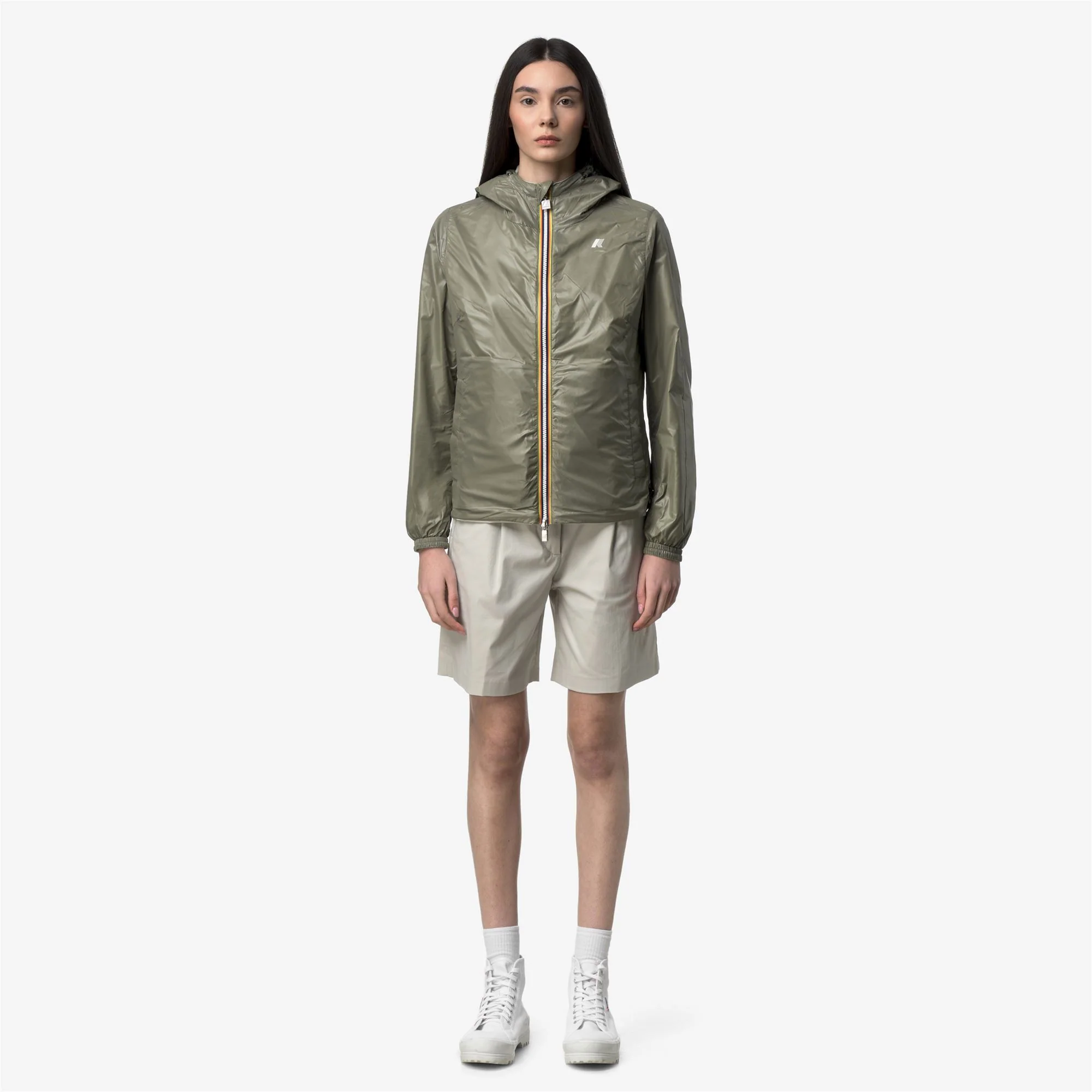 LIL 2.0 PLUS.2 REVERSIBLE - Jackets - Short - Woman - BEIGE LT-GREEN LICHEN - Image 3