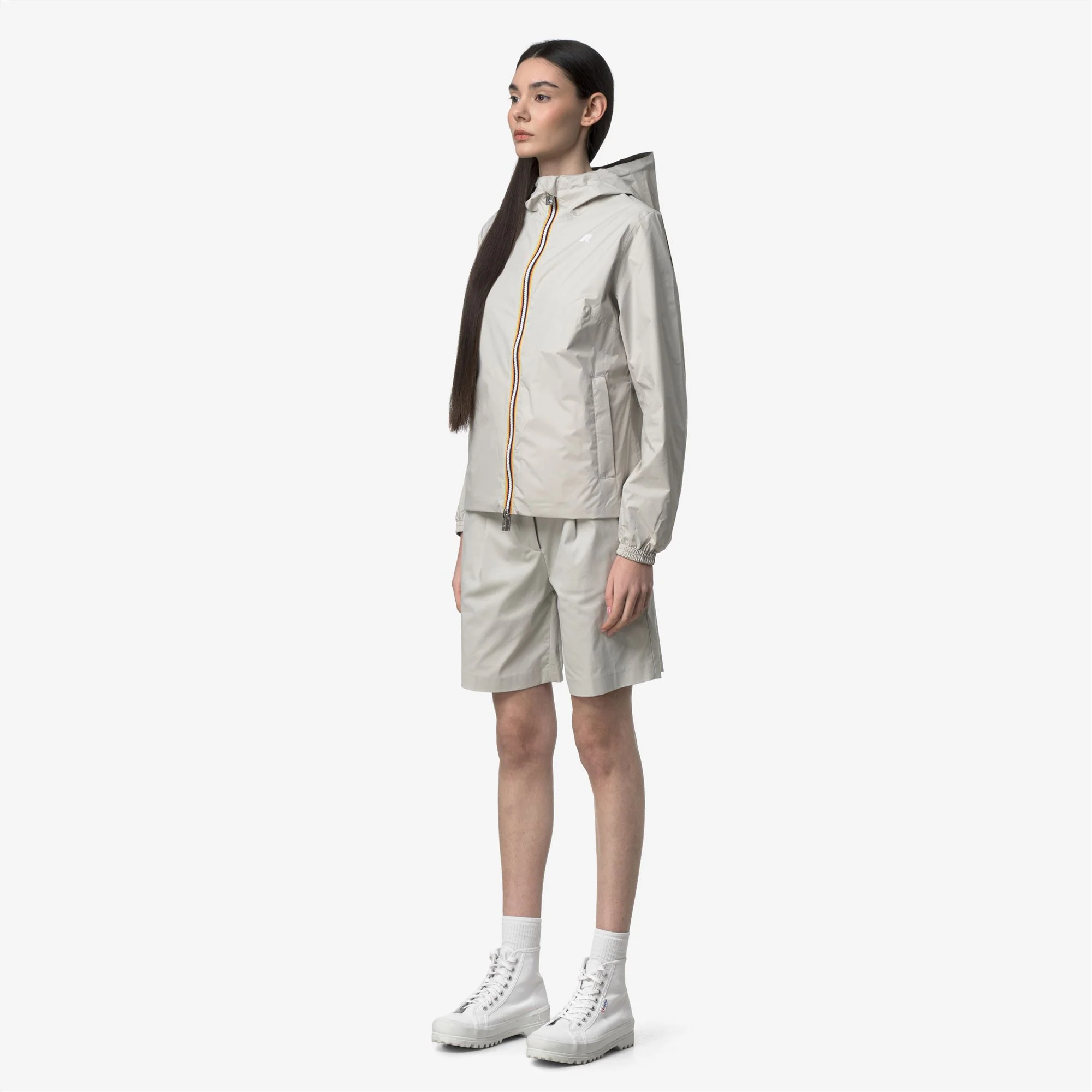 LIL 2.0 PLUS.2 REVERSIBLE - Jackets - Short - Woman - BEIGE LT-GREEN LICHEN - Image 5