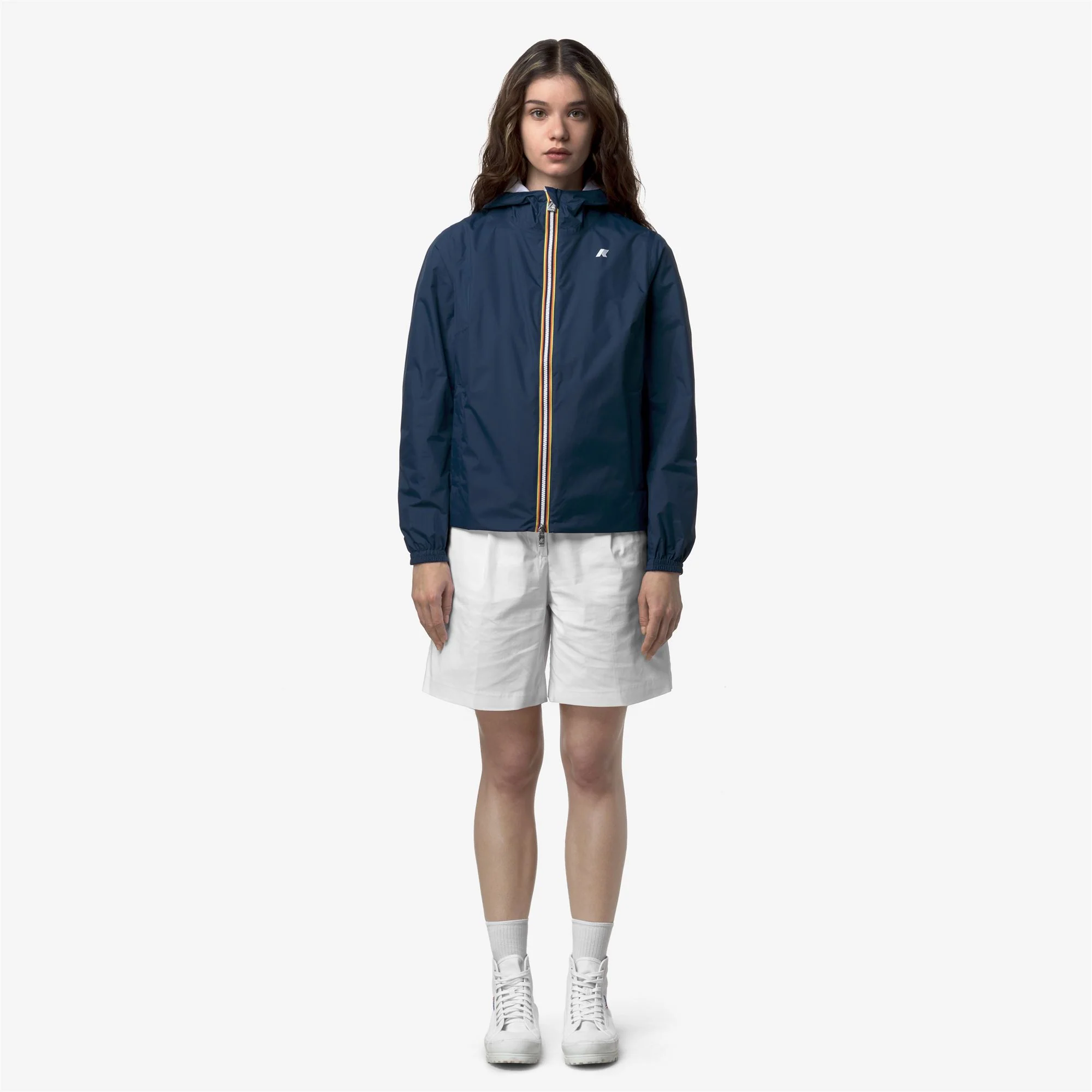 LIL 2.0 PLUS.2 REVERSIBLE - Jackets - Short - Woman - BLUE INSIGNIA-WHITE - Image 4