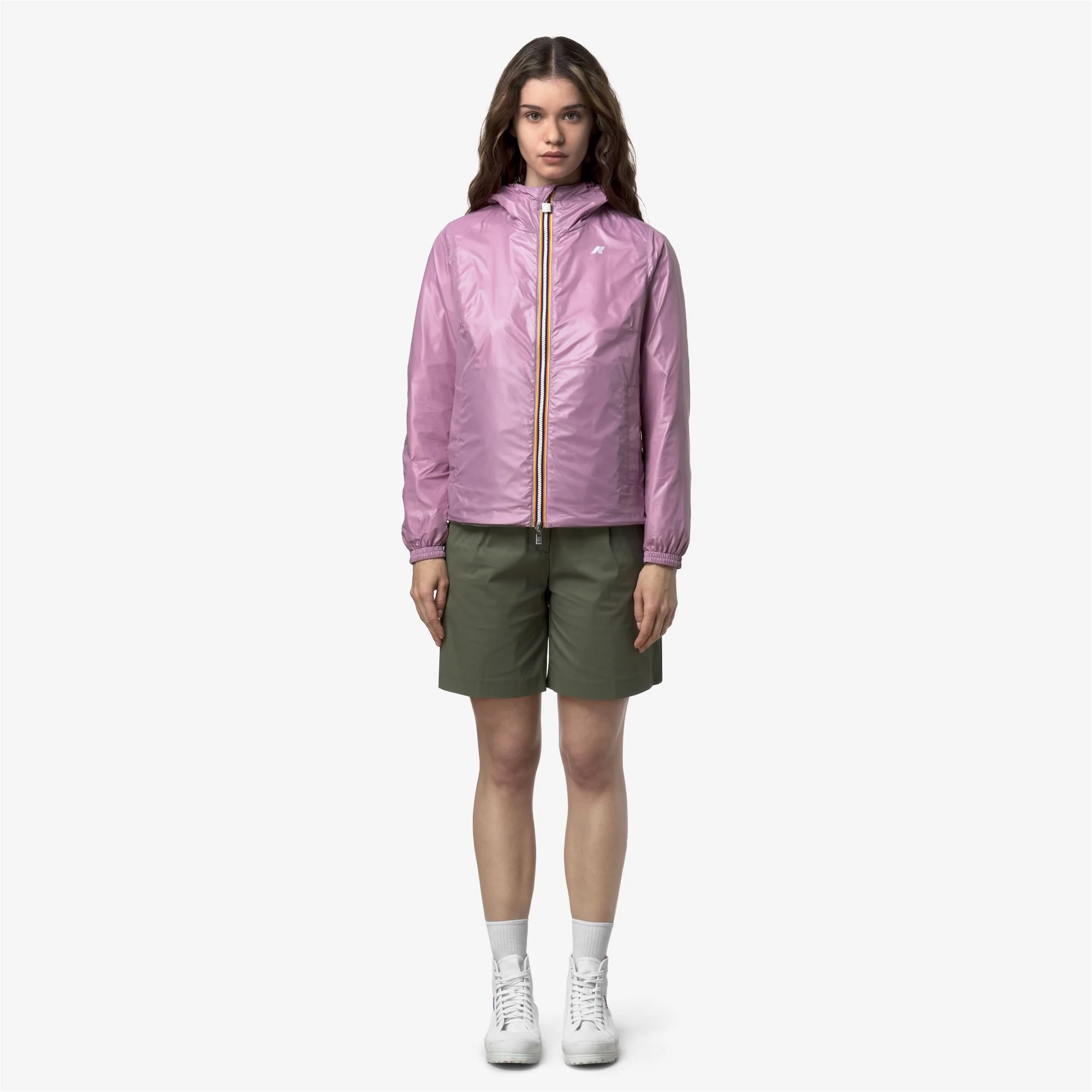 LIL 2.0 PLUS.2 REVERSIBLE - Jackets - Short - Woman - GREEN LICHEN-VIOLET GLICINE - Image 3