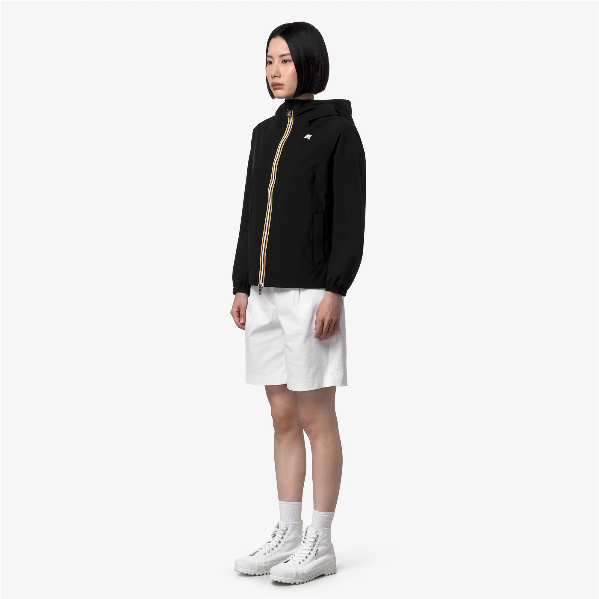 LIL 2.0 STRETCH POLY JERSEY - Jackets - Short - Woman - BLACK PURE - Image 4