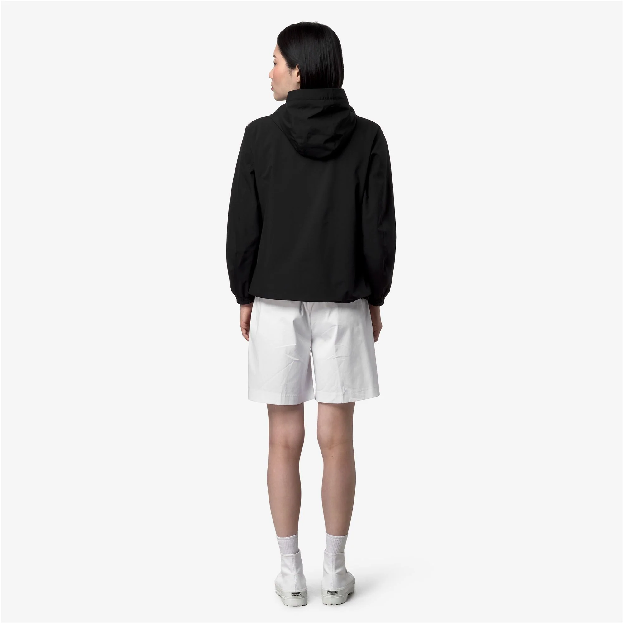 LIL 2.0 STRETCH POLY JERSEY - Jackets - Short - Woman - BLACK PURE - Image 5