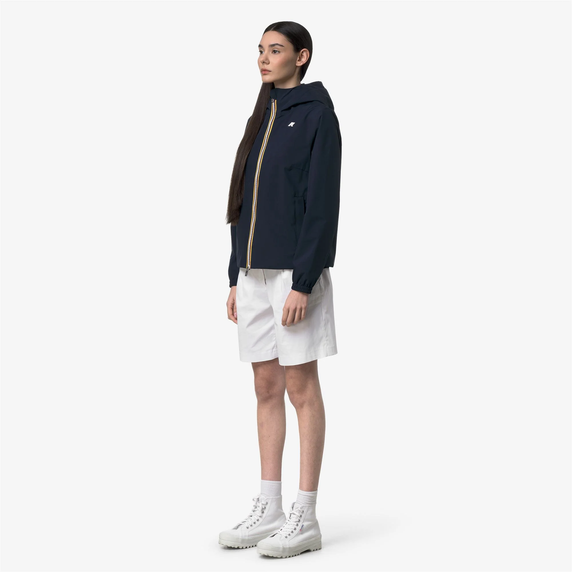 LIL 2.0 STRETCH POLY JERSEY - Jackets - Short - Woman - BLUE DEPTH - Image 4