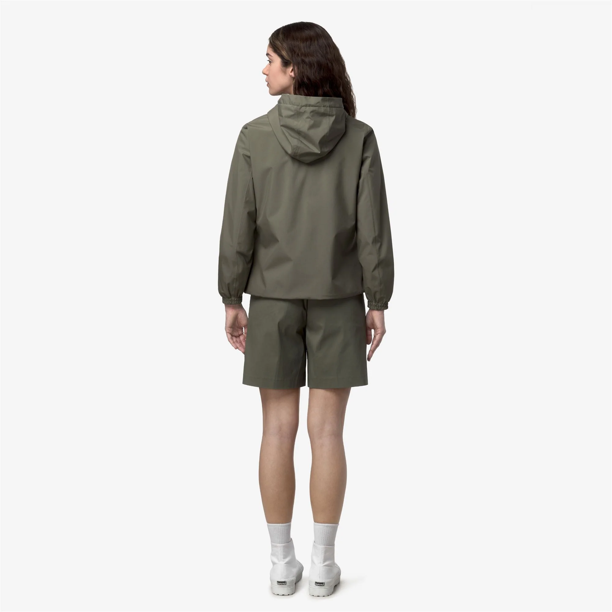 LIL 2.0 STRETCH POLY JERSEY - Jackets - Short - Woman - GREEN LICHEN - Image 5