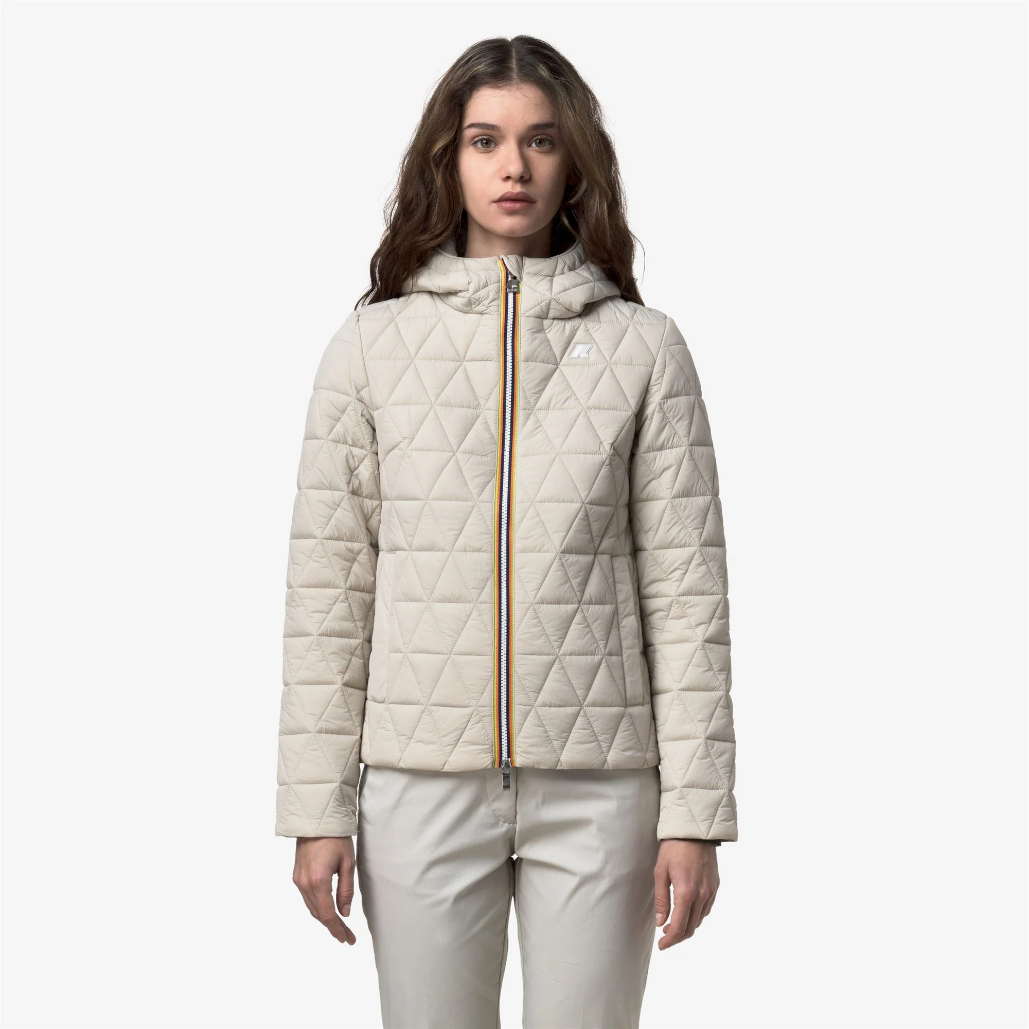 LIL DIAMOND QUILTED WARM - Jackets - Short - Woman - BEIGE LT - Image 3