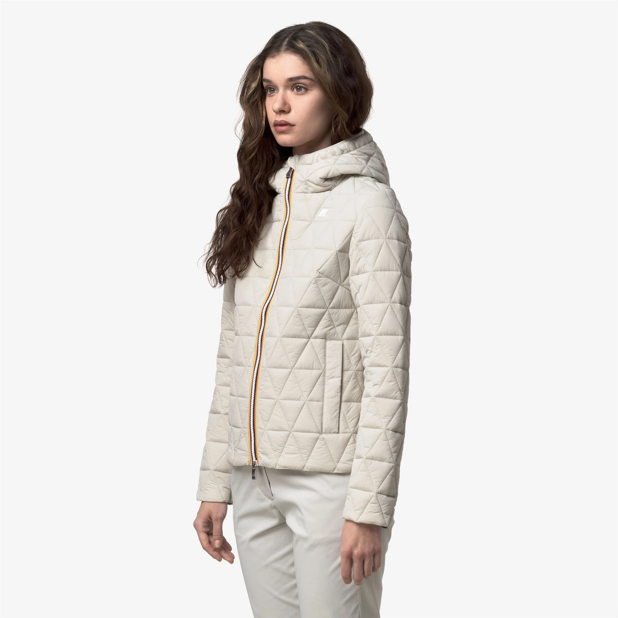 LIL DIAMOND QUILTED WARM - Jackets - Short - Woman - BEIGE LT - Image 4