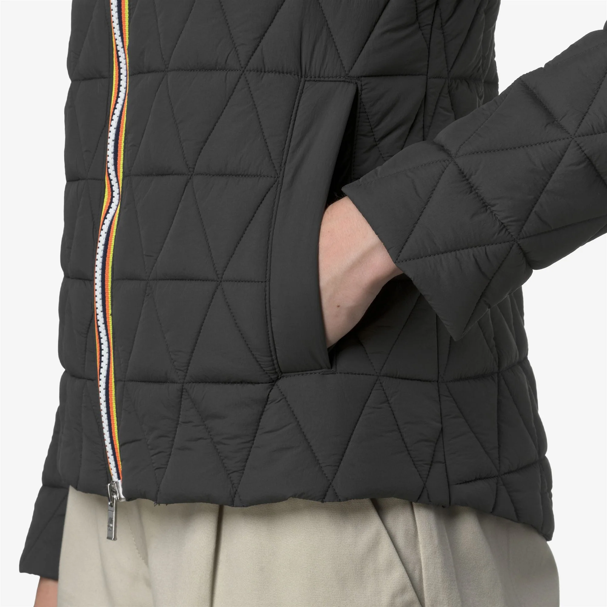LIL DIAMOND QUILTED WARM - Jackets - Short - Woman - GREY SHADOW DK - Image 2