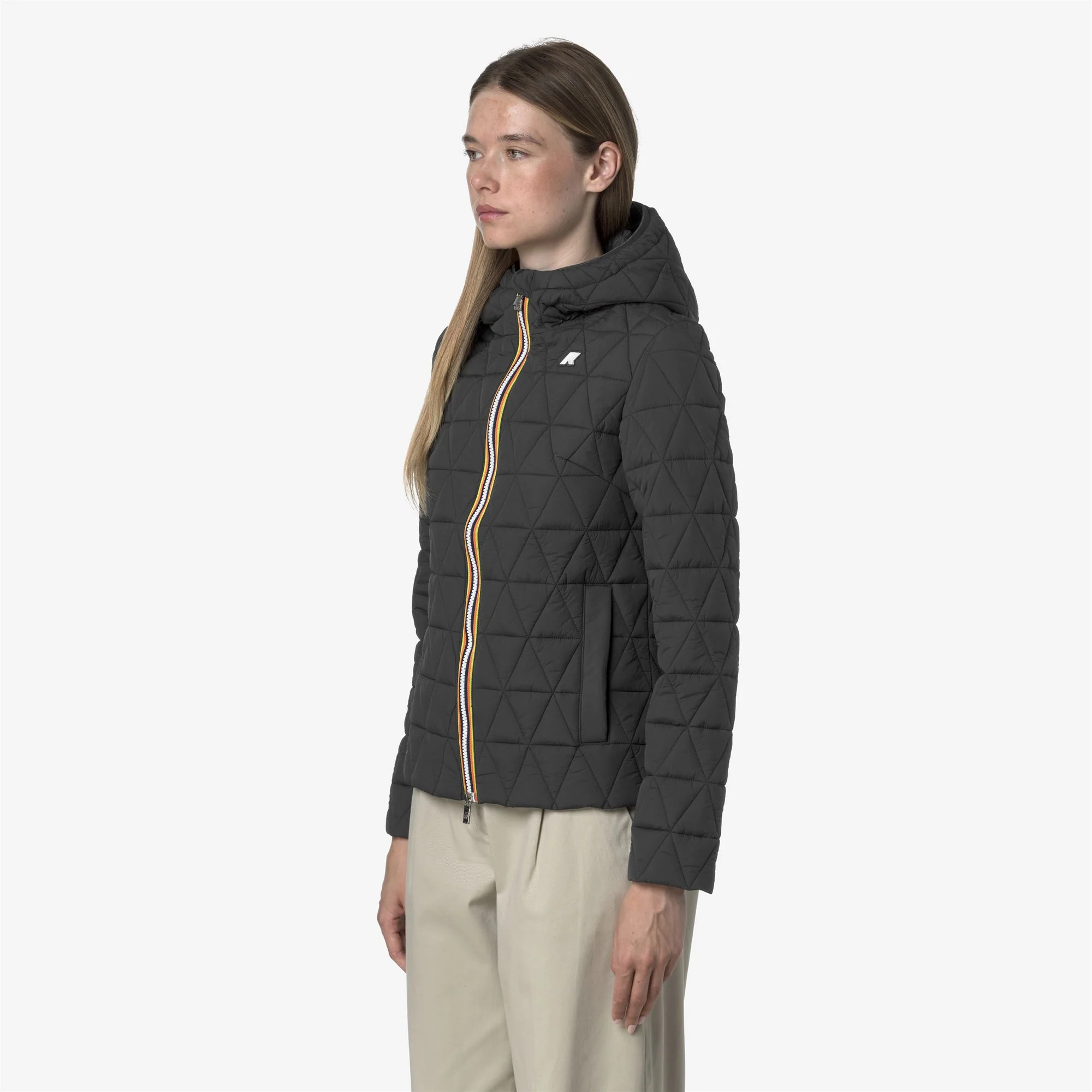 LIL DIAMOND QUILTED WARM - Jackets - Short - Woman - GREY SHADOW DK - Image 4