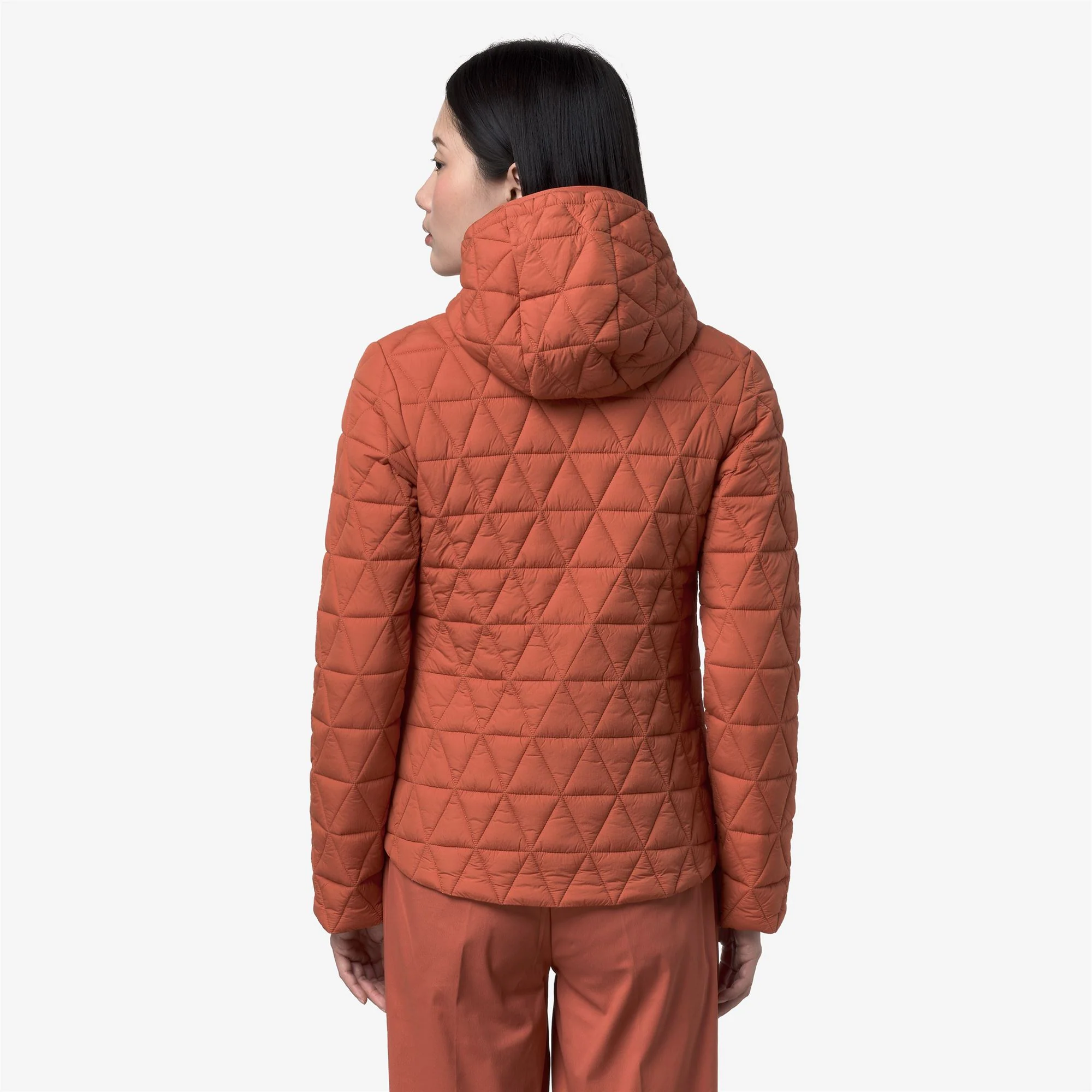 LIL DIAMOND QUILTED WARM - Jackets - Short - Woman - ORANGE BROWNISH - Image 5