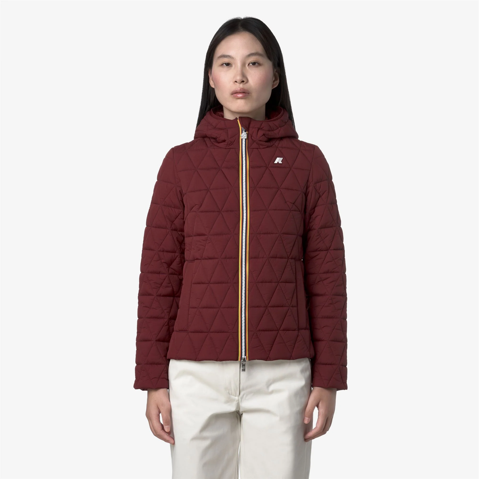 LIL DIAMOND QUILTED WARM - Jackets - Short - Woman - RED SYRAH - Image 3