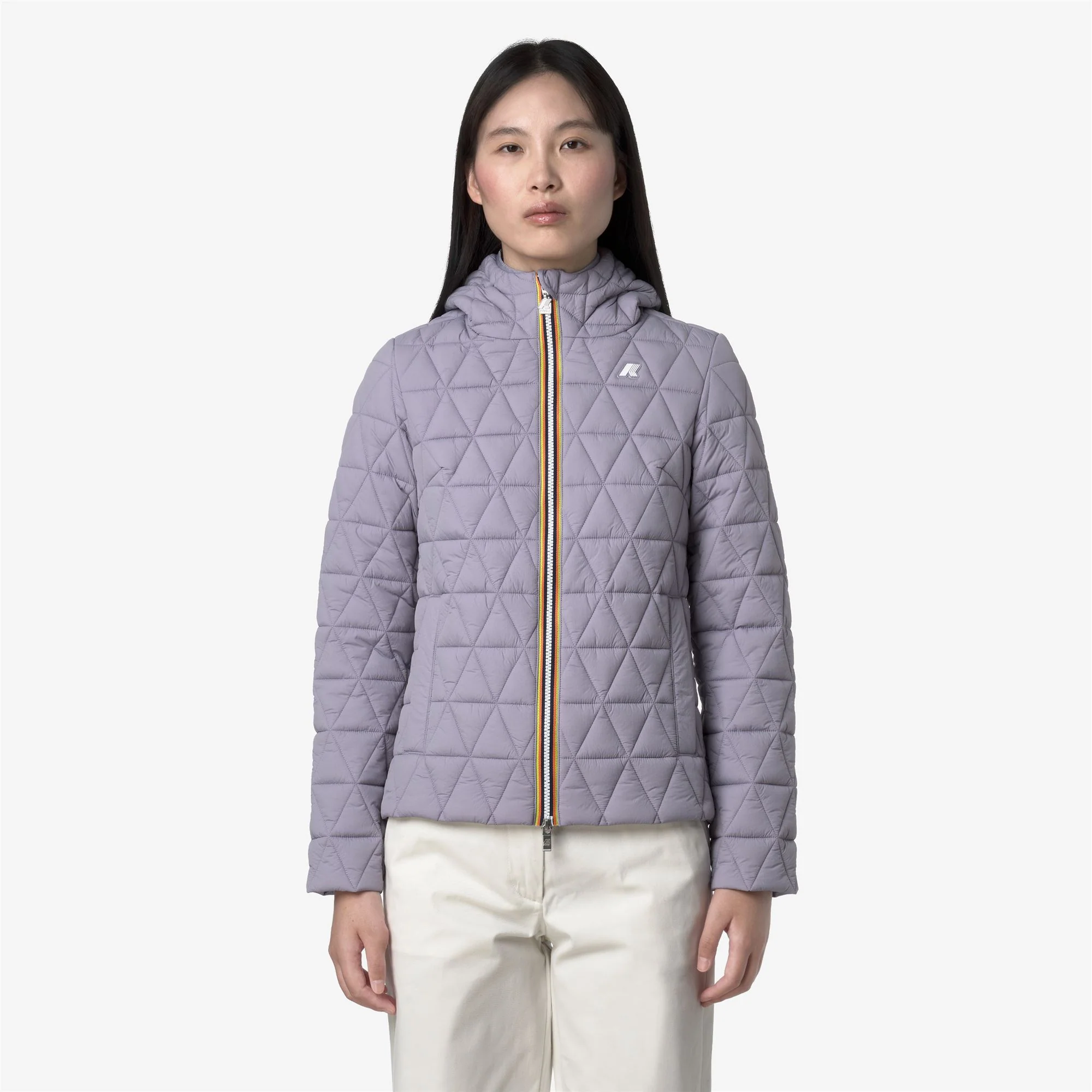 LIL DIAMOND QUILTED WARM - Jackets - Short - Woman - VIOLET LAVENDER - Image 3