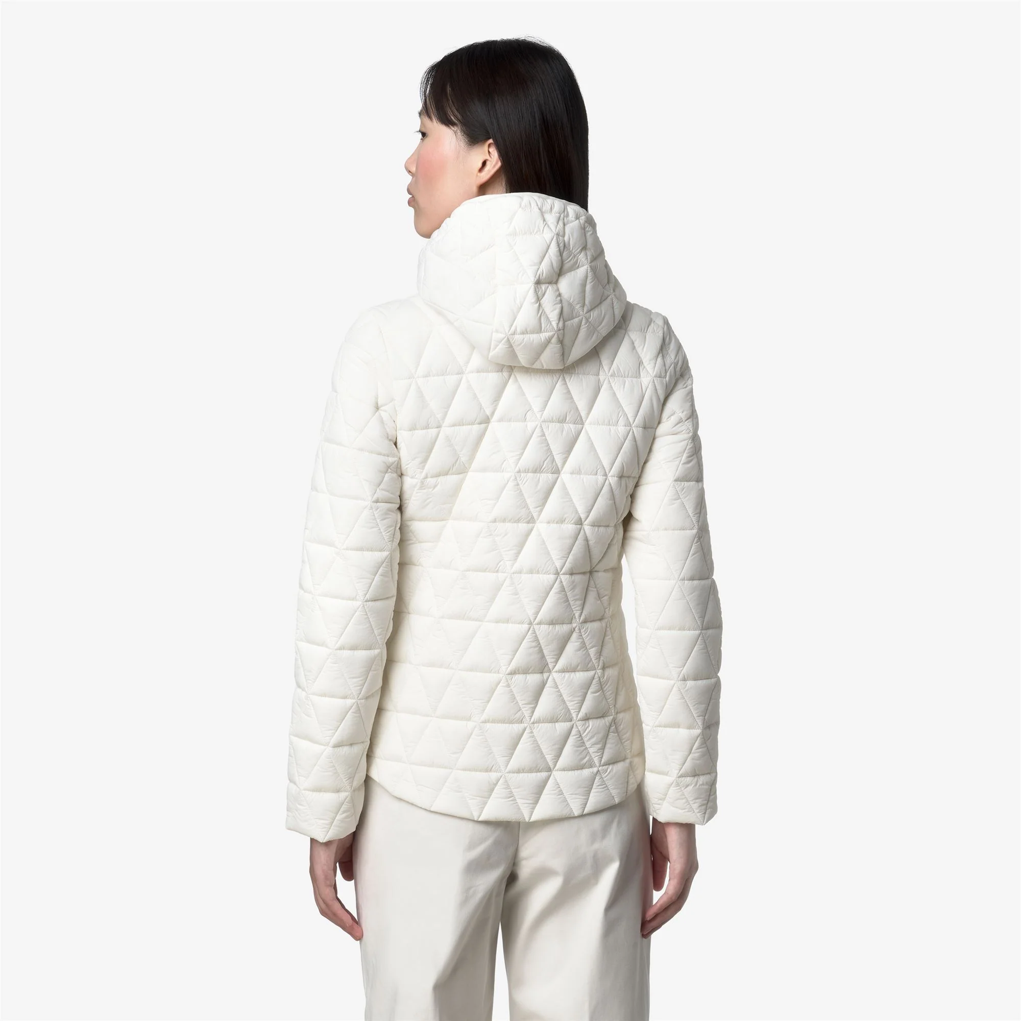 LIL DIAMOND QUILTED WARM - Jackets - Short - Woman - WHITE GARDENIA - Image 5
