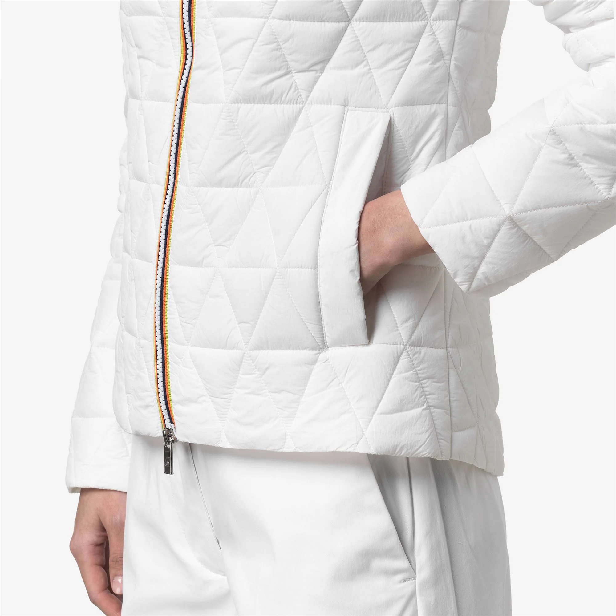 LIL DIAMOND QUILTED WARM - Jackets - Short - Woman - WHITE - Image 2