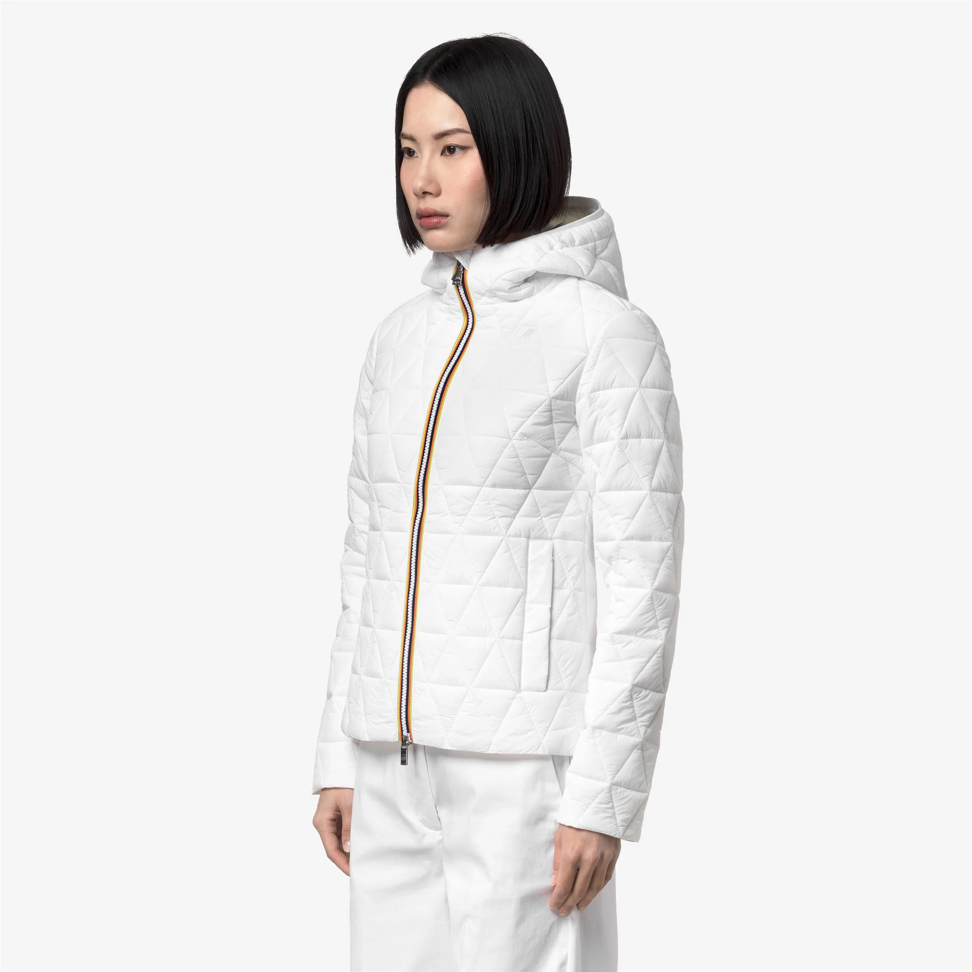 LIL DIAMOND QUILTED WARM - Jackets - Short - Woman - WHITE - Image 4