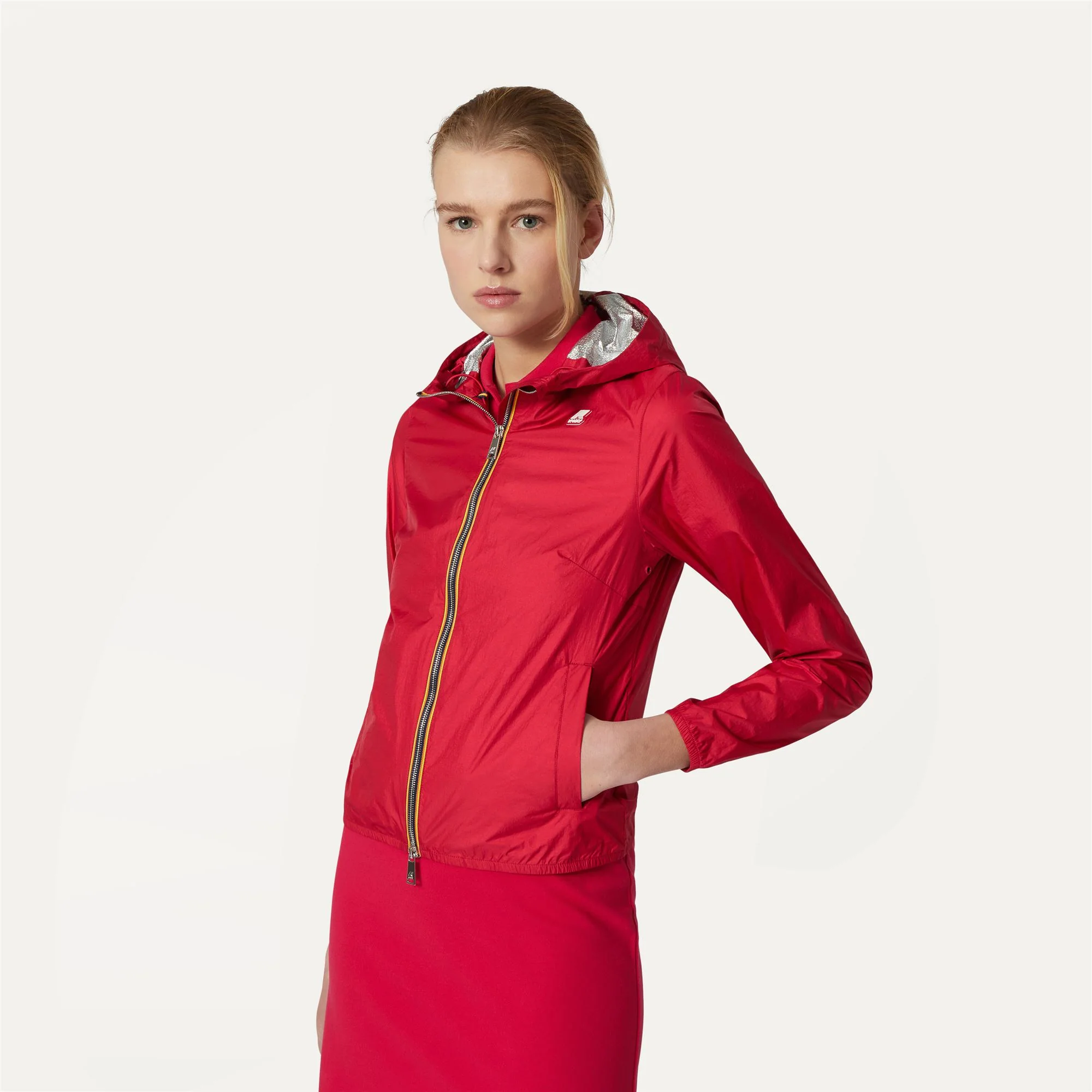 LIL IRIDESCENT METAL NY - Jackets - Short - Woman - RED BERRY - Image 2